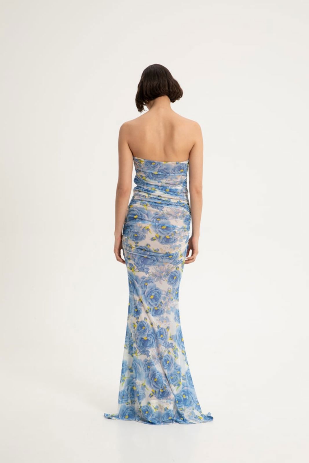 Picture of Theros Mesh Bustier Maxi Dress