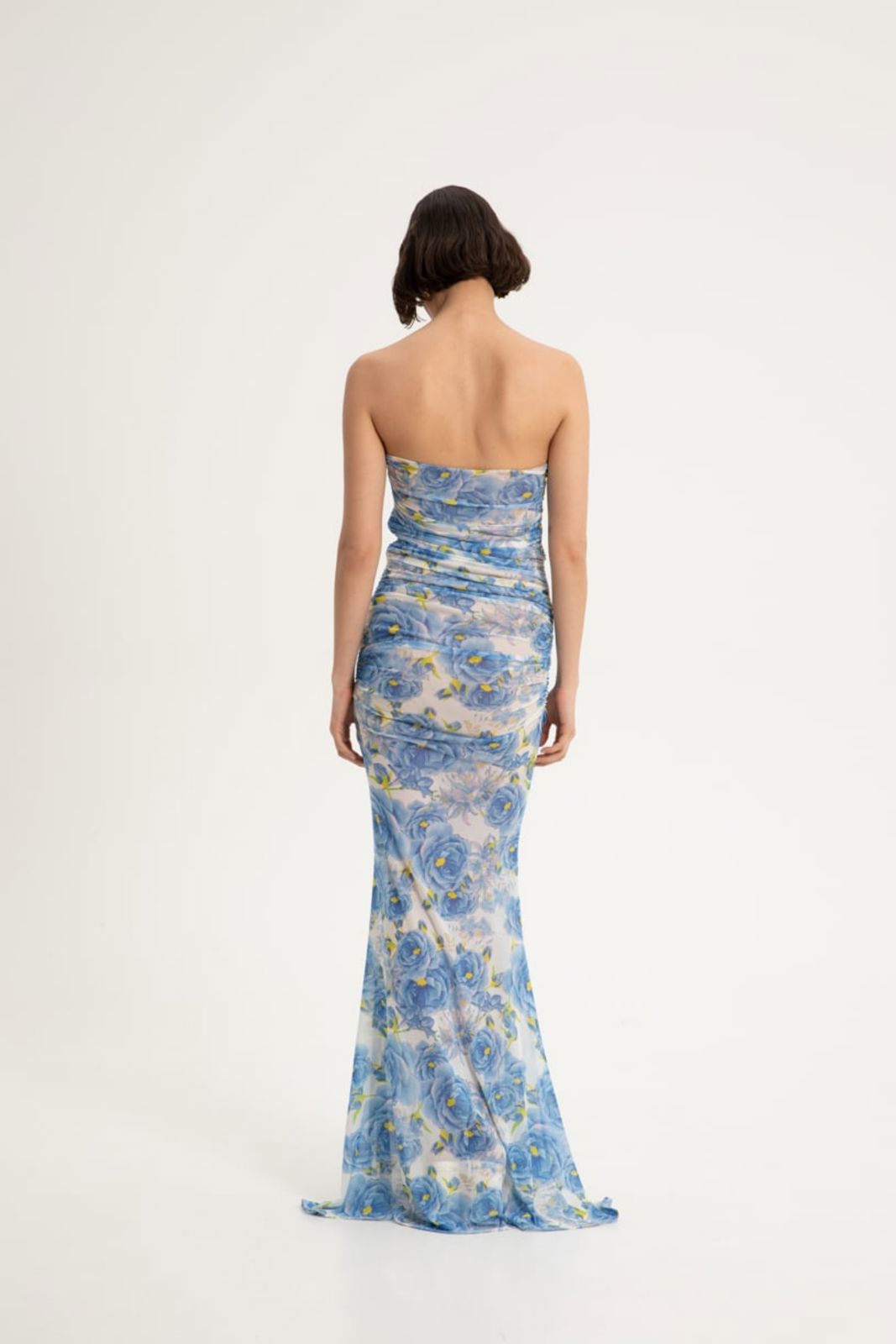 Picture of Theros Mesh Bustier Maxi Dress