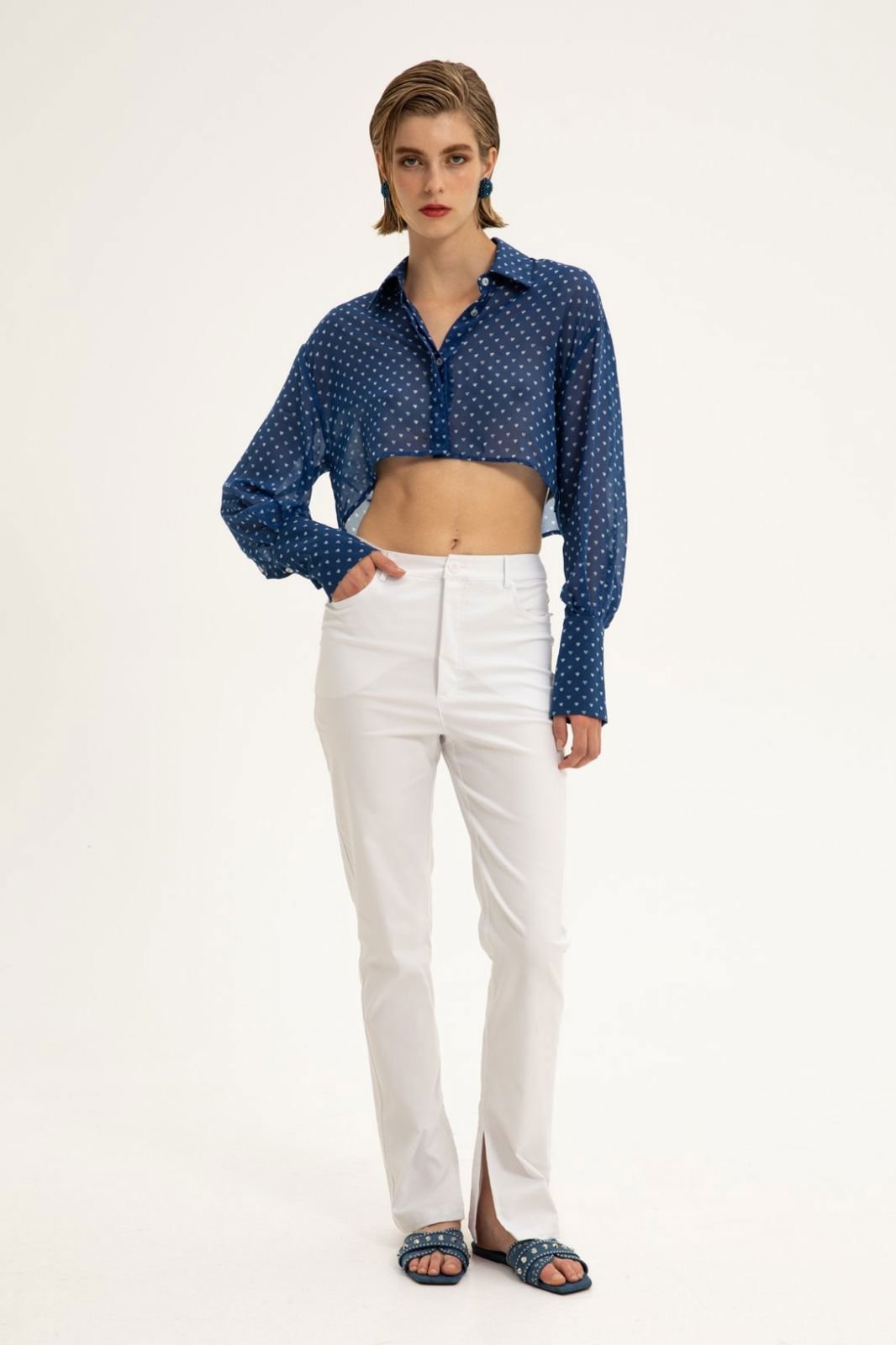 Picture of Eftychia Split Hem Pants