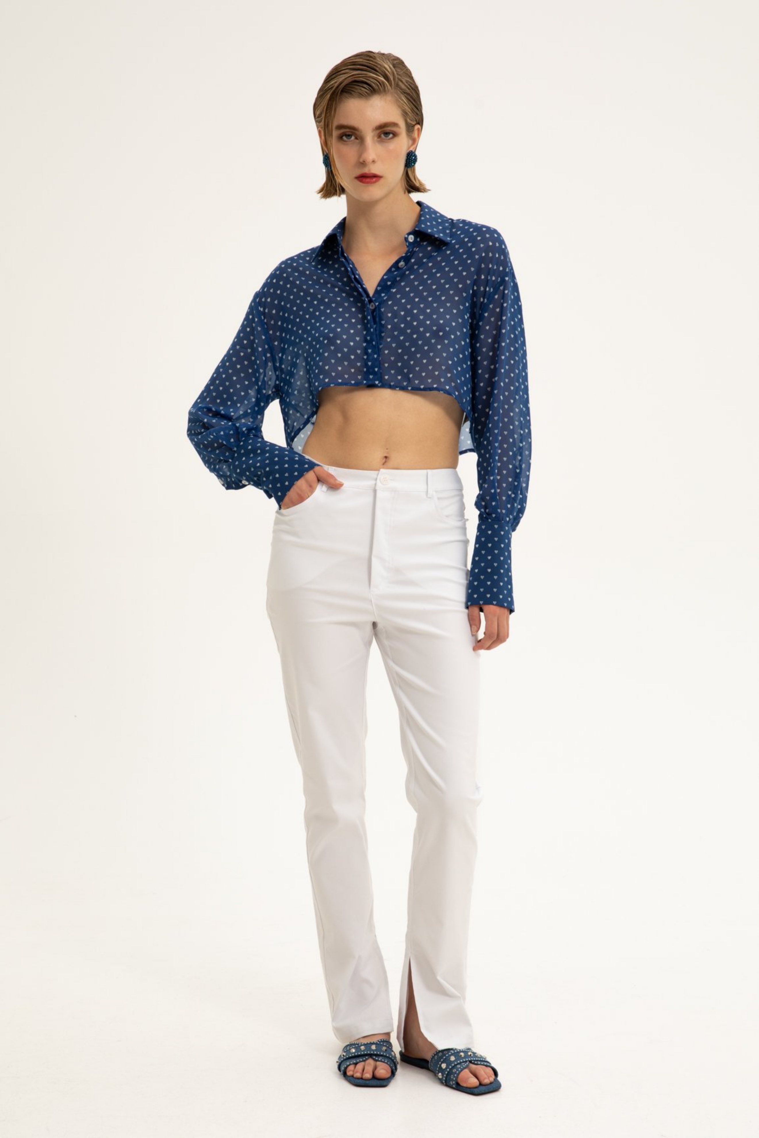 Picture of Eftychia Split Hem Pants