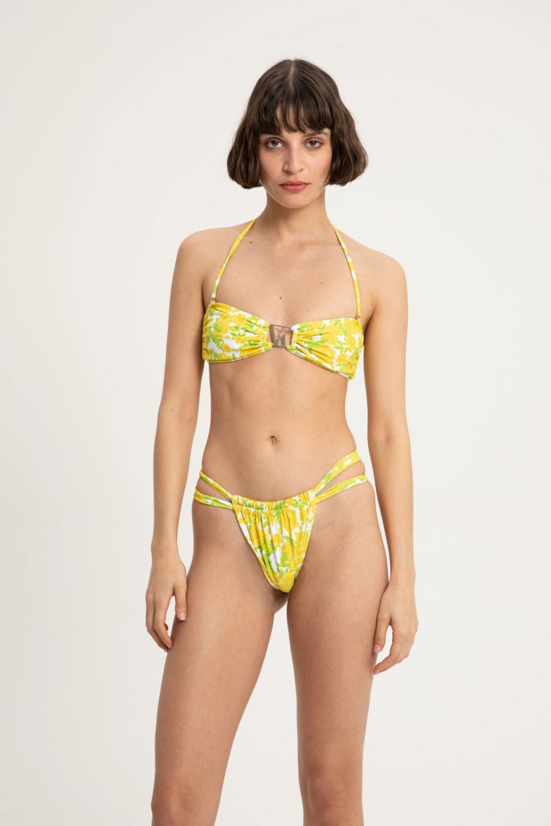 Picture of Anthos Gathered Strap Bikini Bottoms