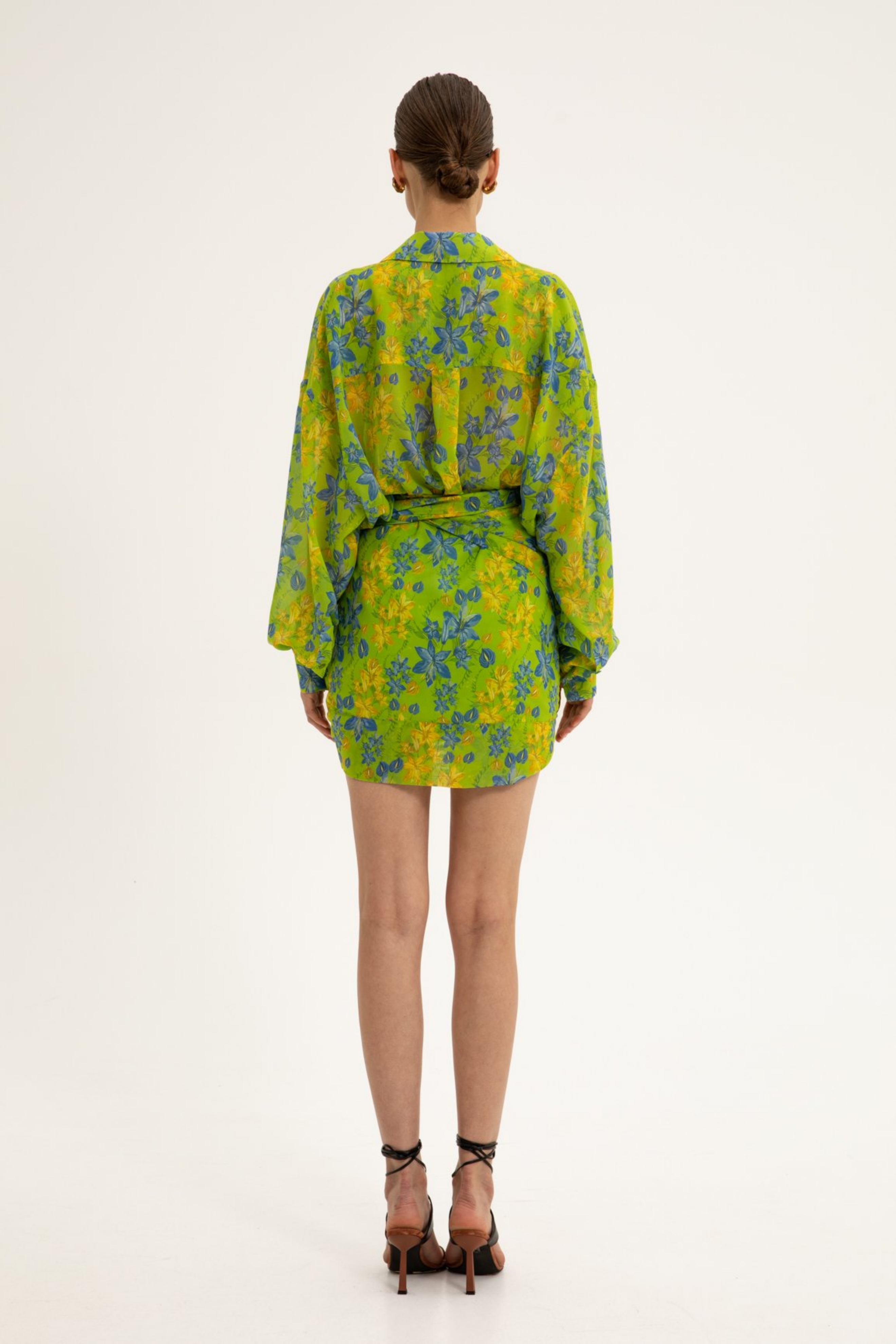 Picture of Flora Wrap Mini Skirt