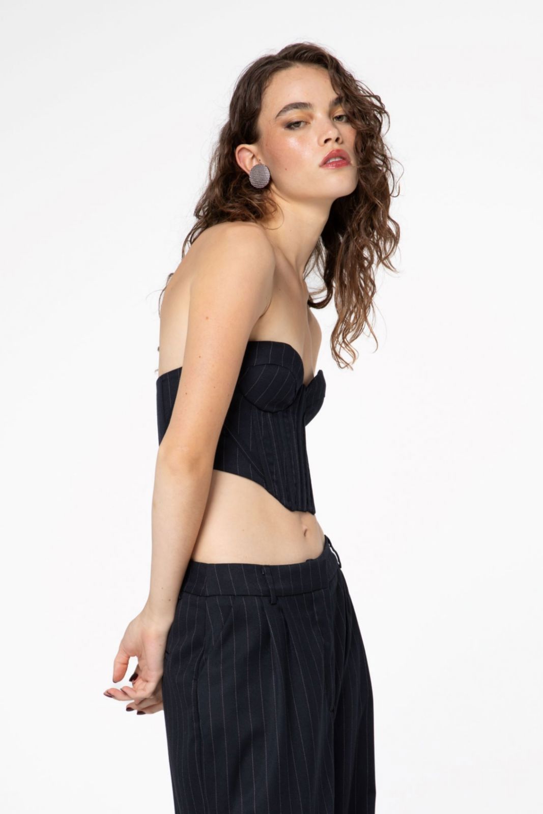 Picture of Striped Blue Black Corset