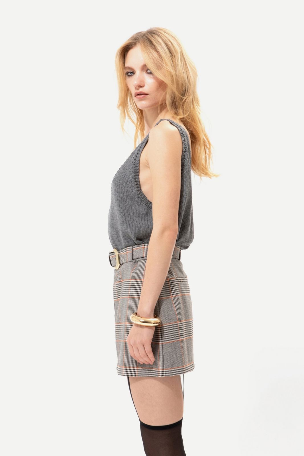 Picture of Chequered Mini Skirt