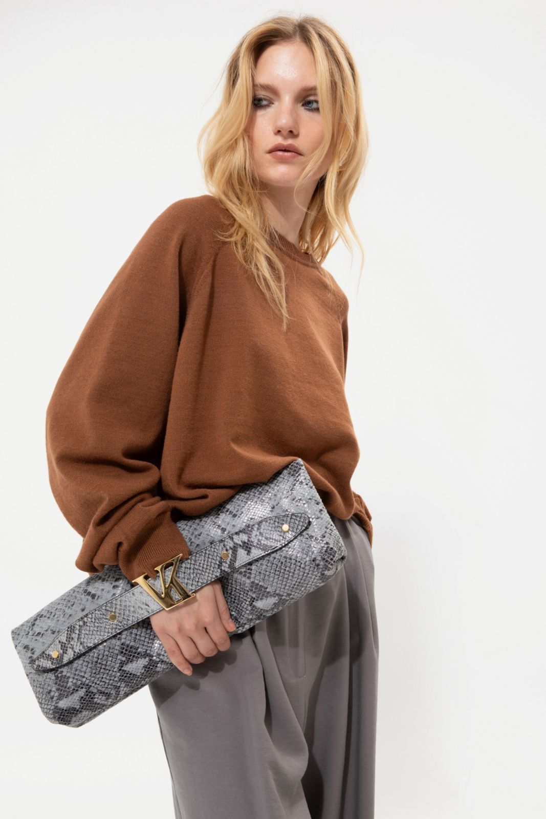 Picture of Faux Snake Skin Leather Bag