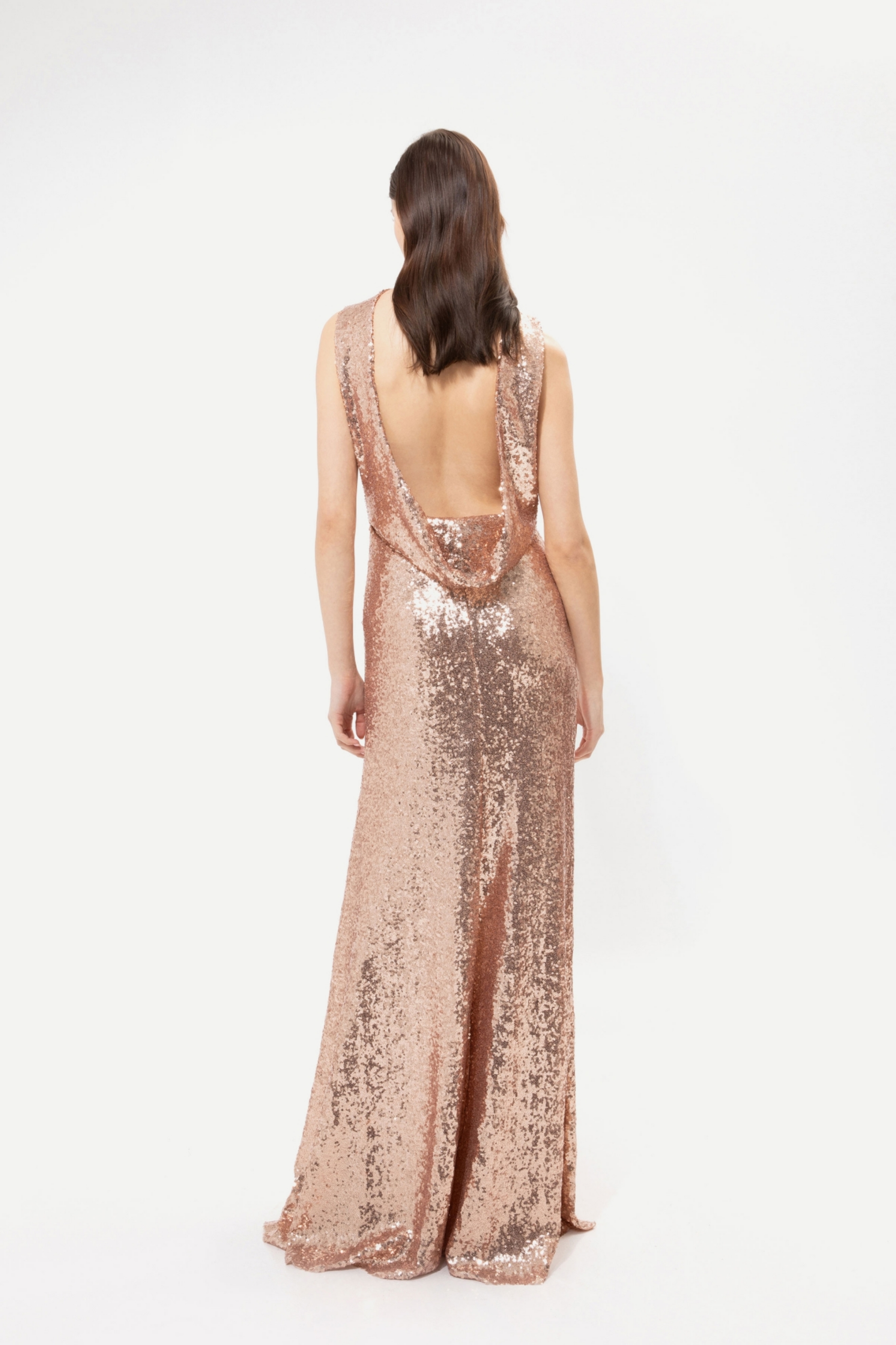 Picture of Rose Gold Sequined Gown