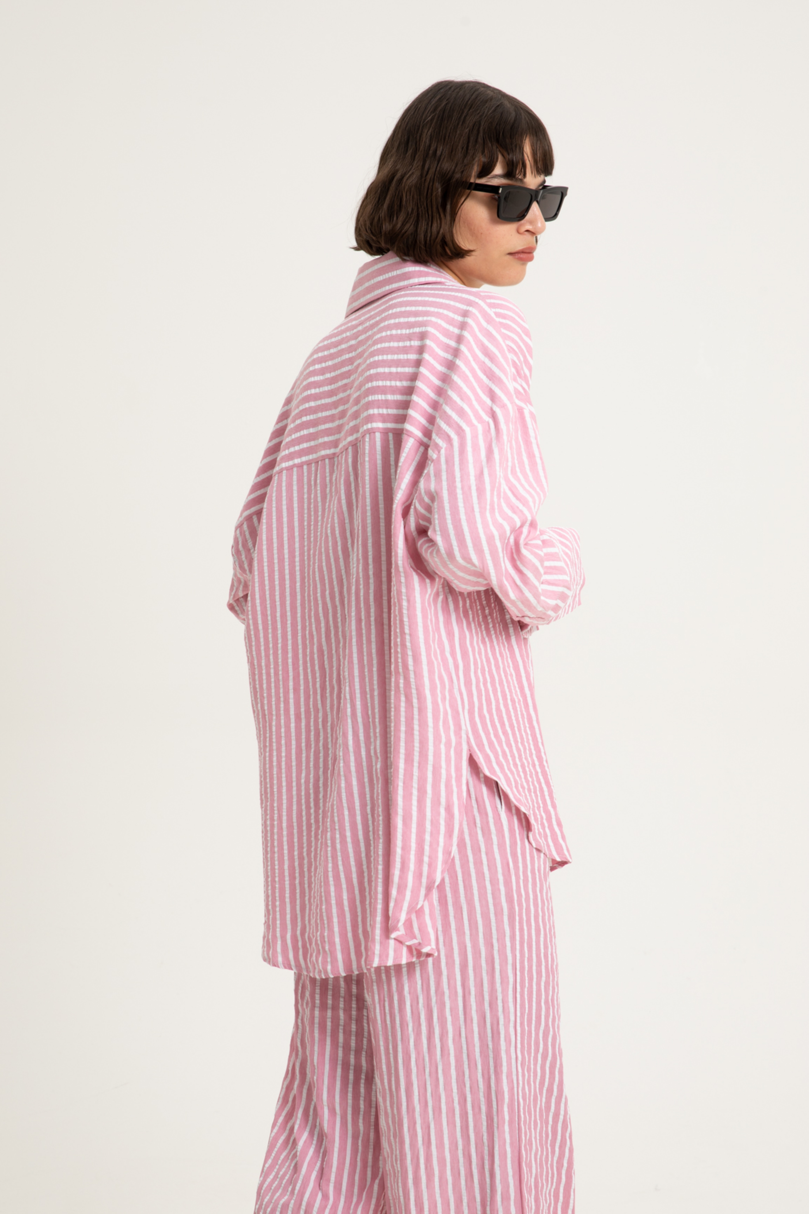 Picture of Aura Pink Loose Fit Shirt