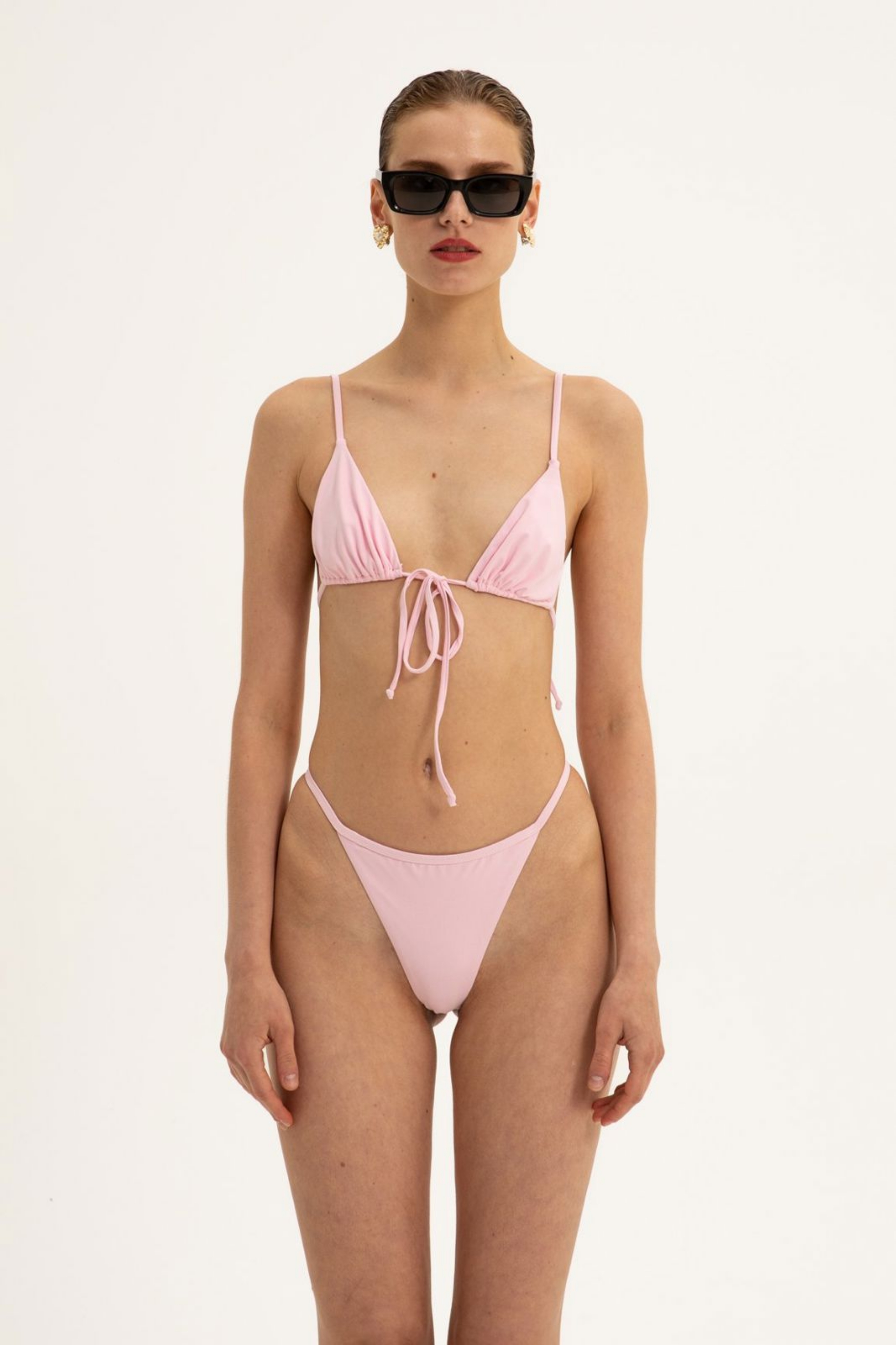 Picture of Elena Pink Thong Bikini Bottoms