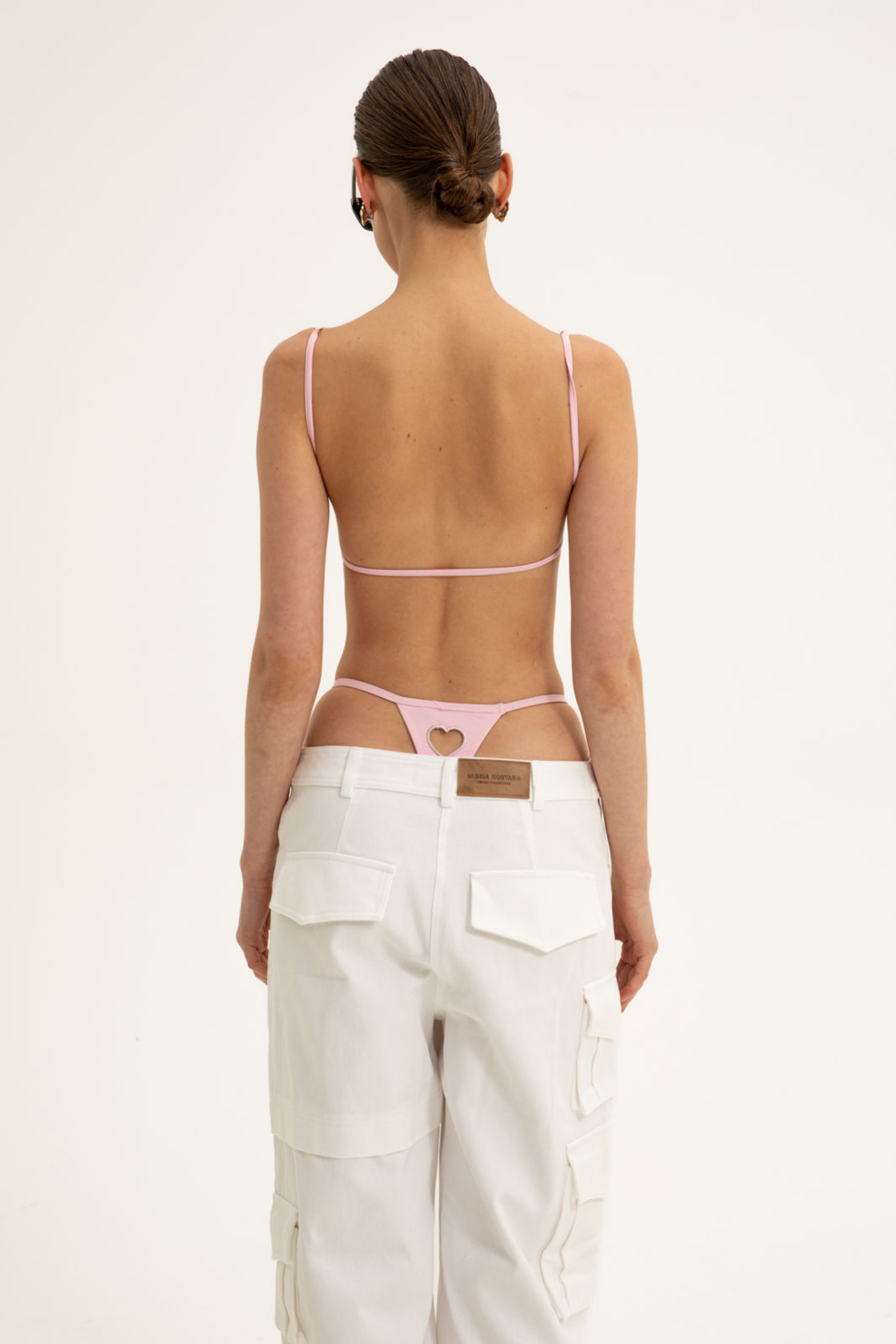 Picture of Elena Pink Thong Bikini Bottoms