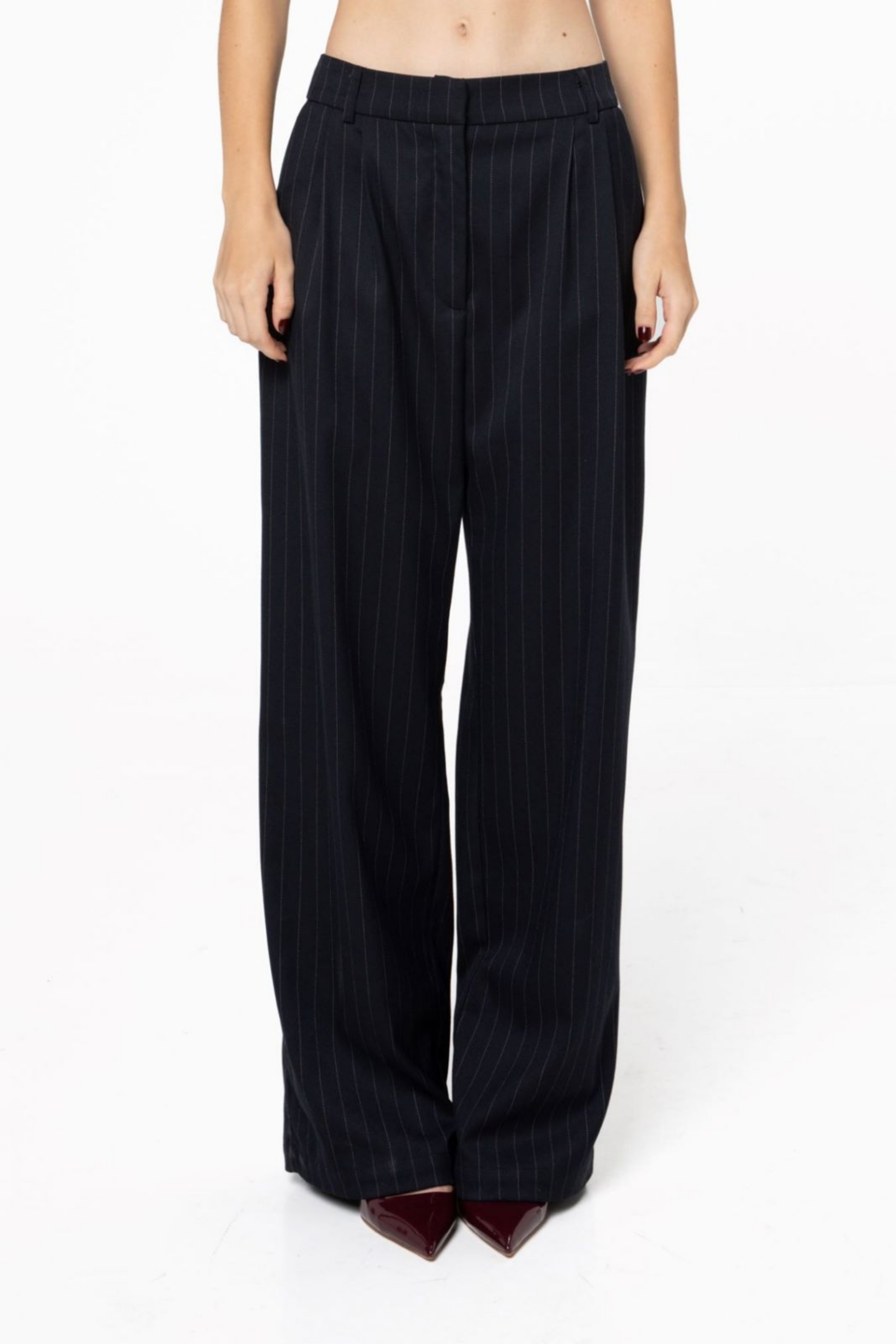 Picture of Striped Blue Black Pants