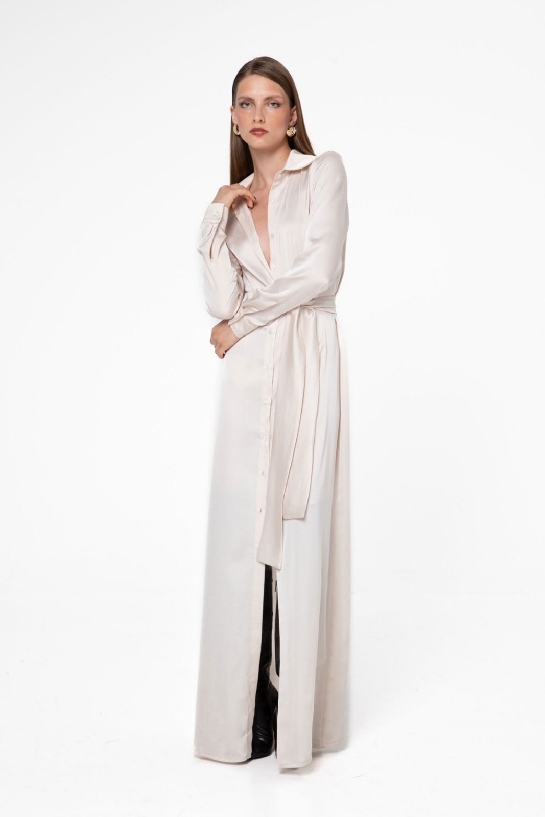 Picture of Porcelain White Chemise Dress