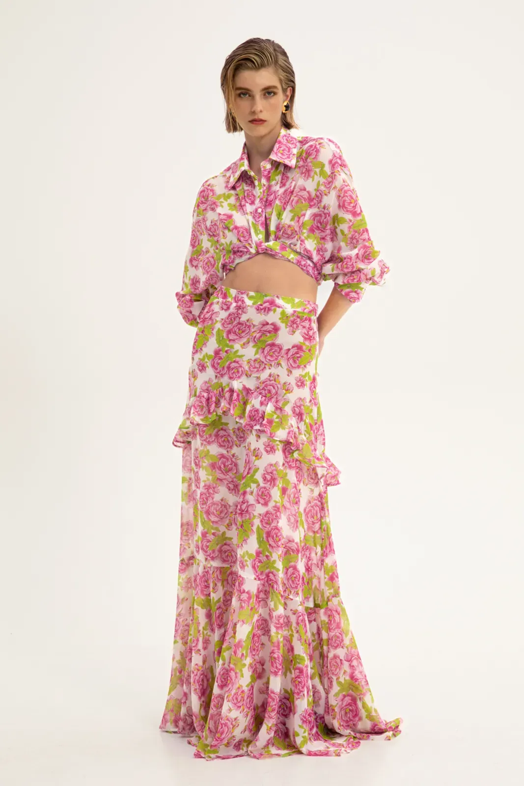 Picture of Rosalia Ruffle Maxi Skirt