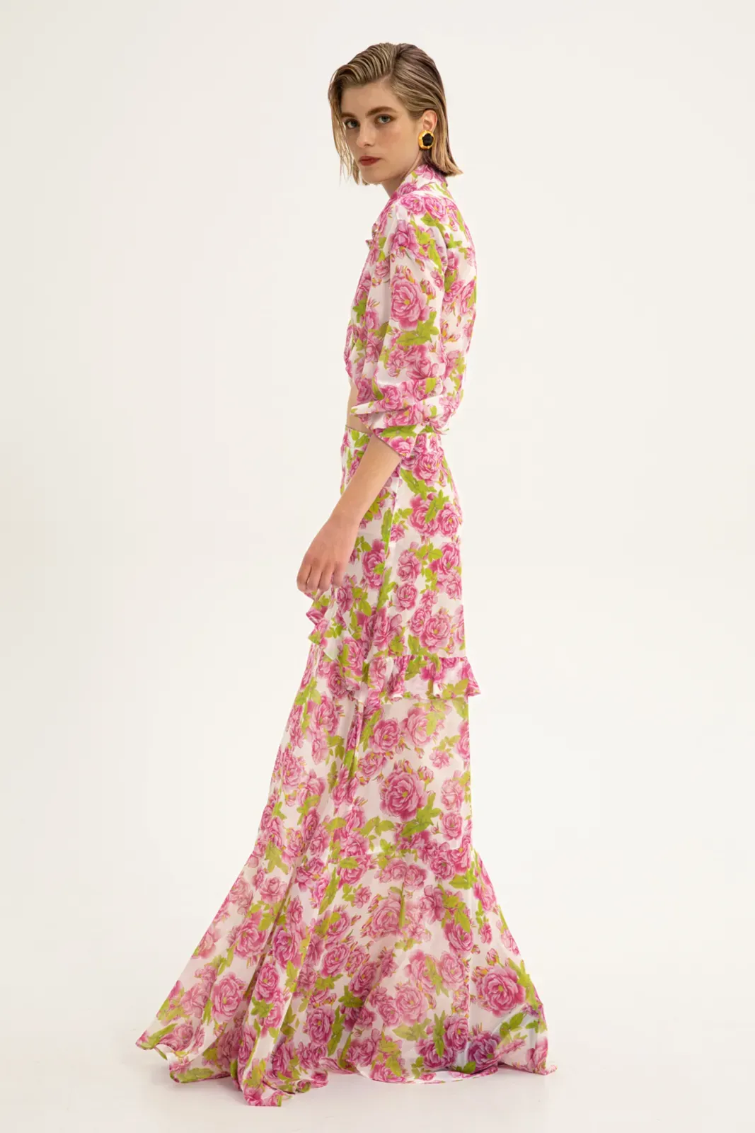 Picture of Rosalia Ruffle Maxi Skirt