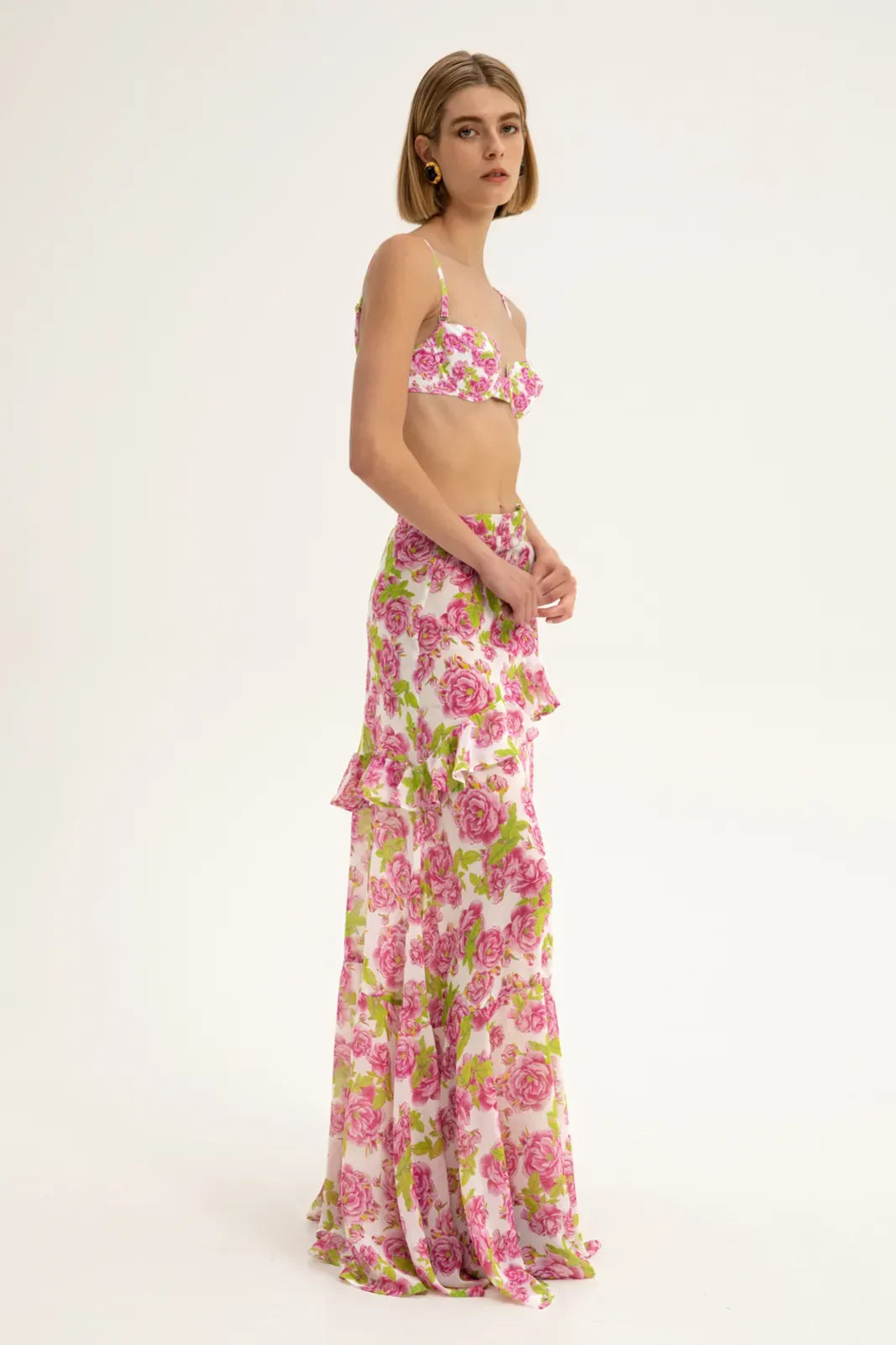 Picture of Rosalia Ruffle Maxi Skirt