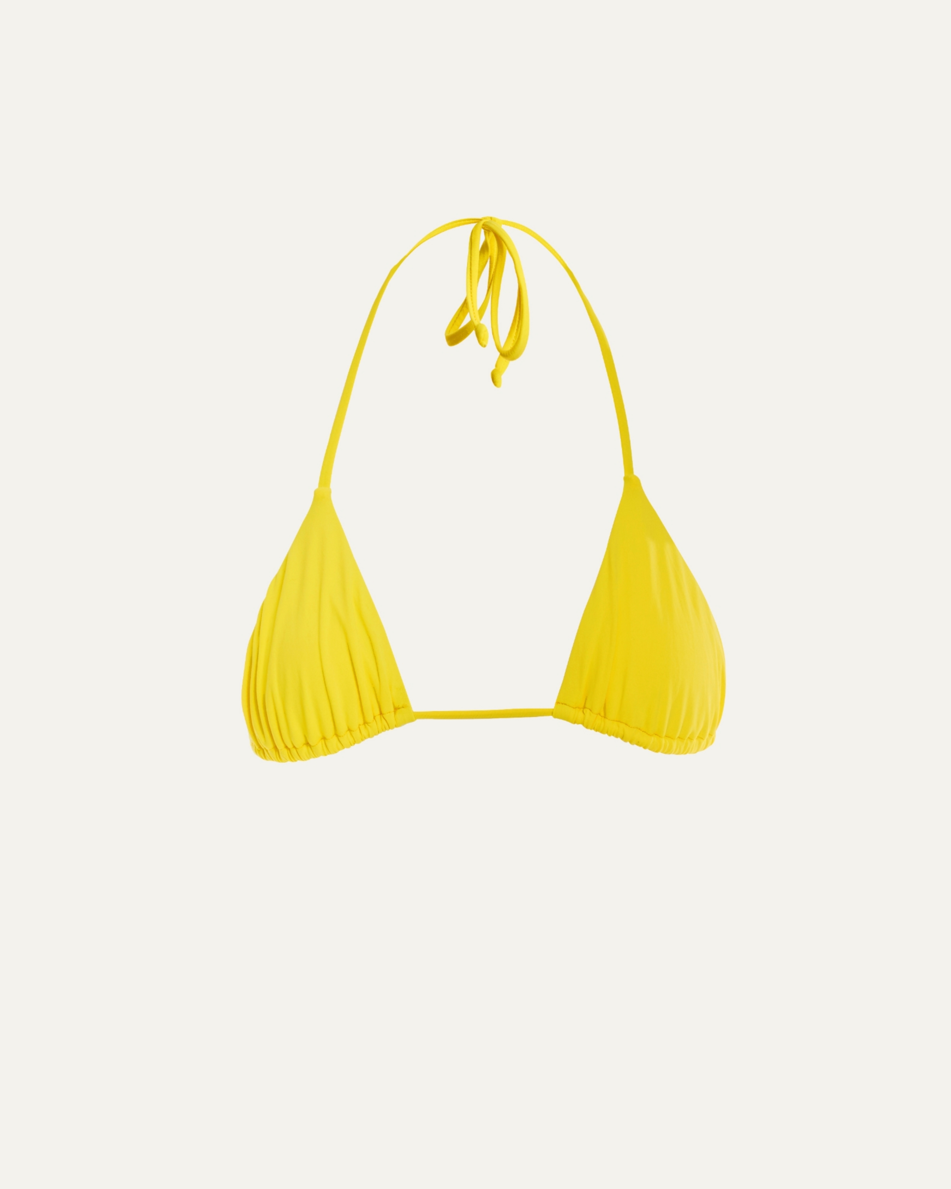 Picture of Elena Yellow Triangle Bikini Top