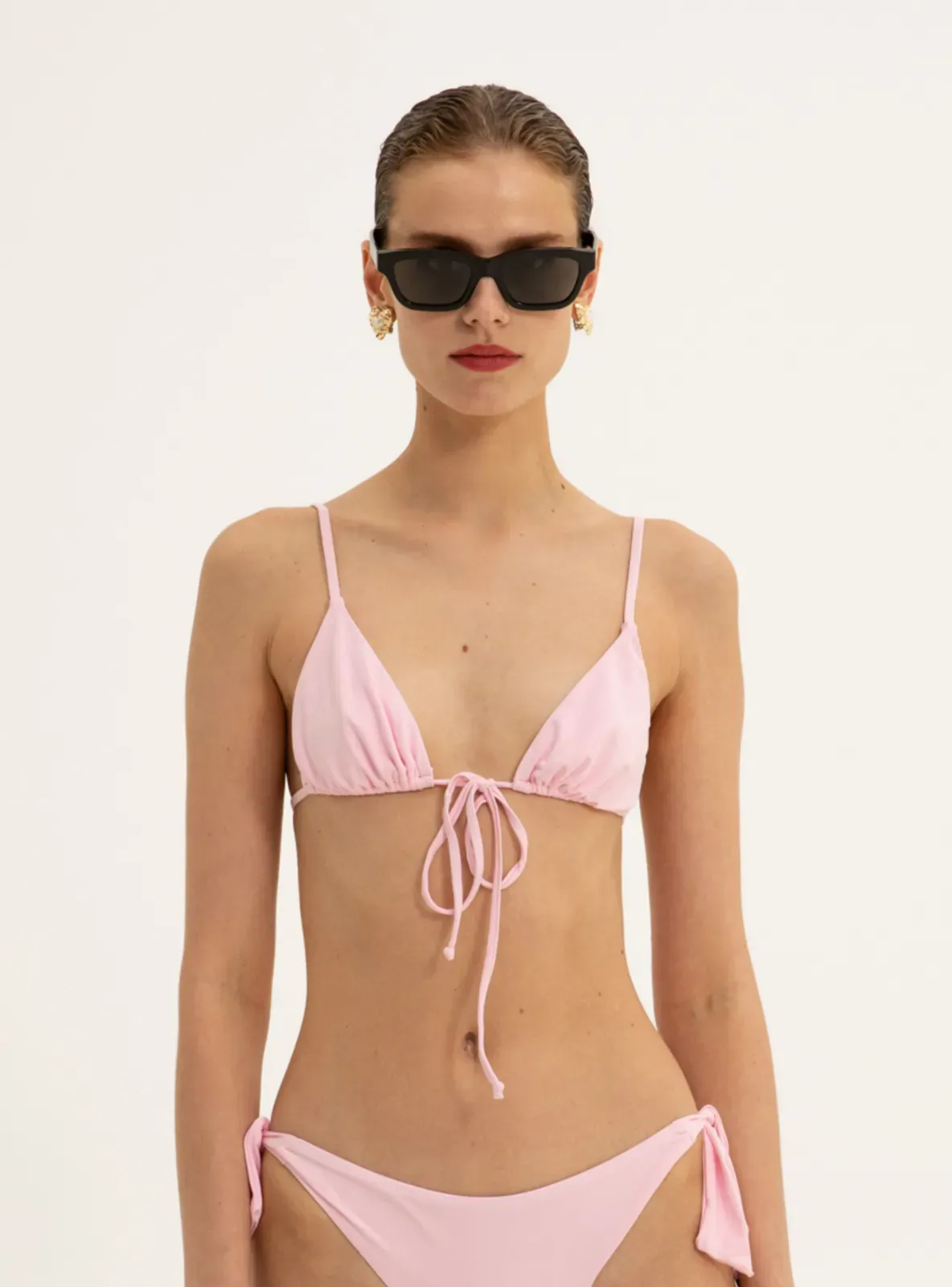 Picture of Elena Pink Triangle Bikini Top