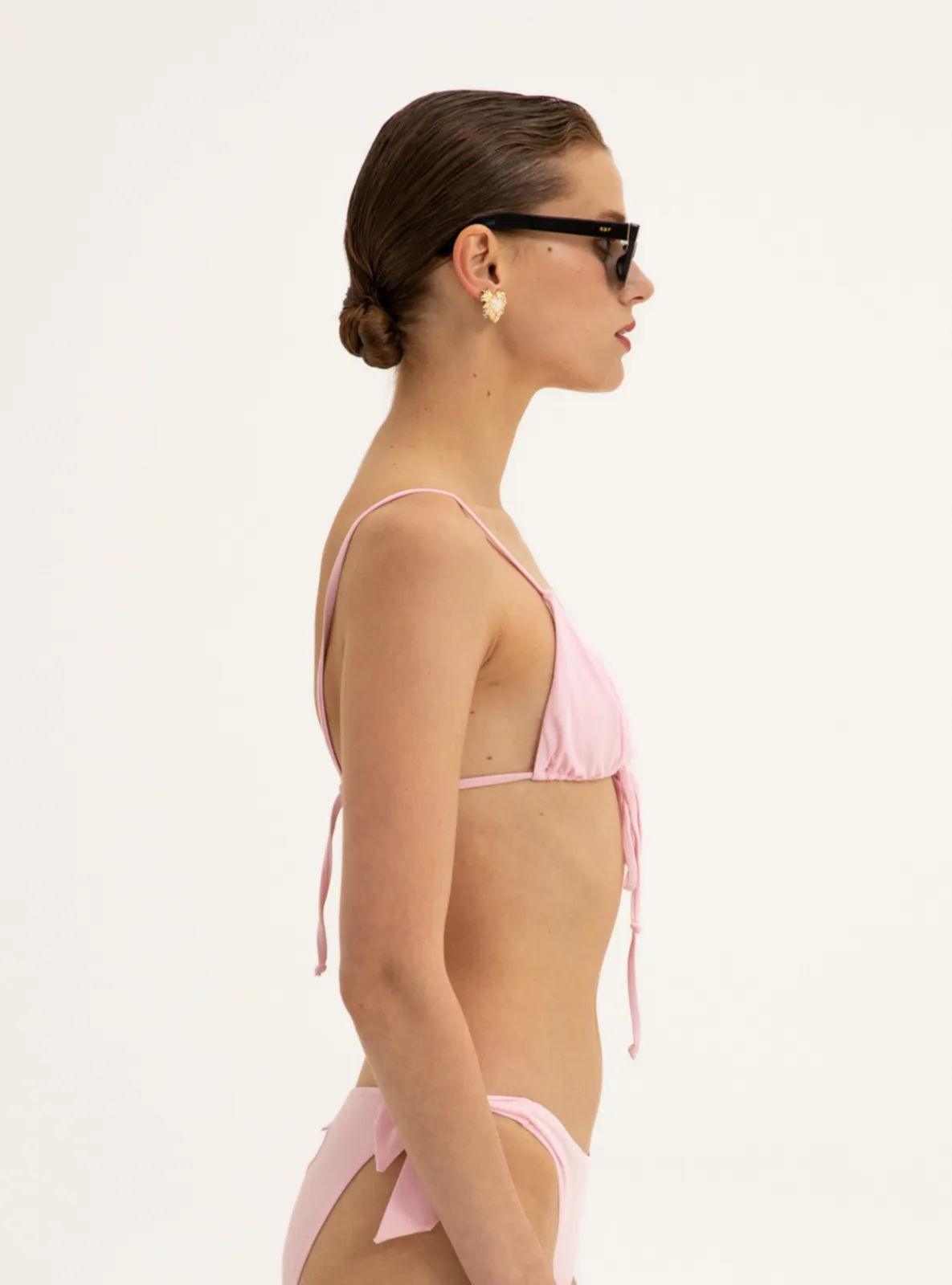 Picture of Elena Pink Triangle Bikini Top