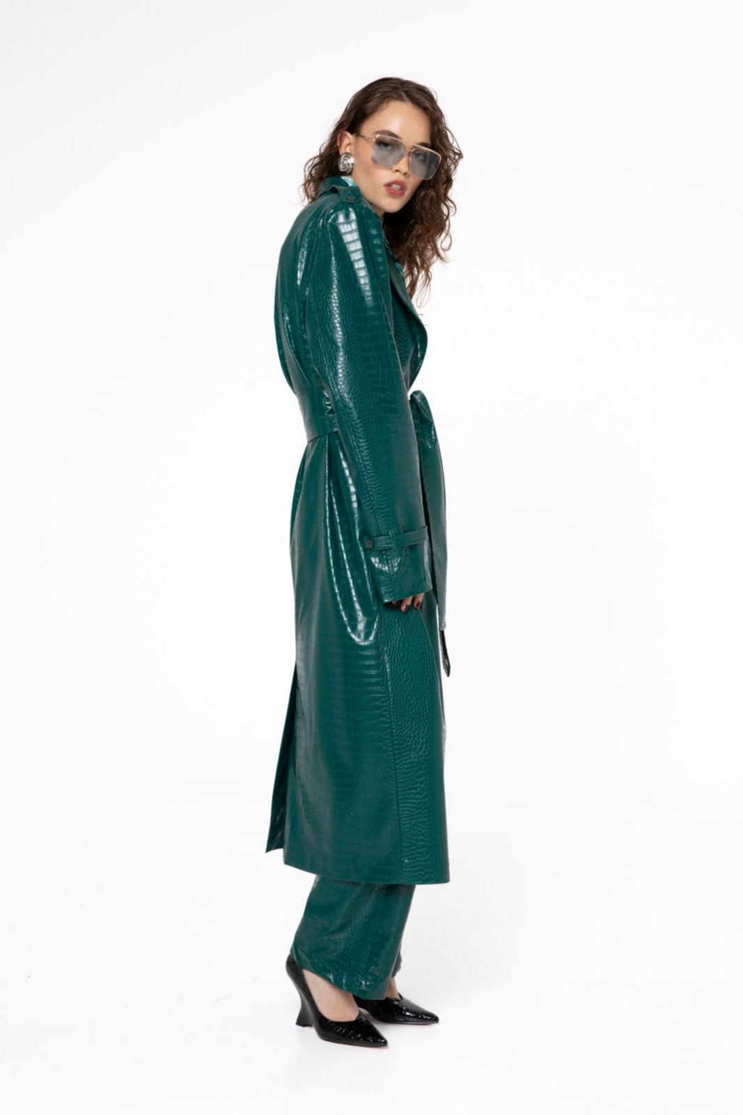 Picture of Pine Green Trench Coat