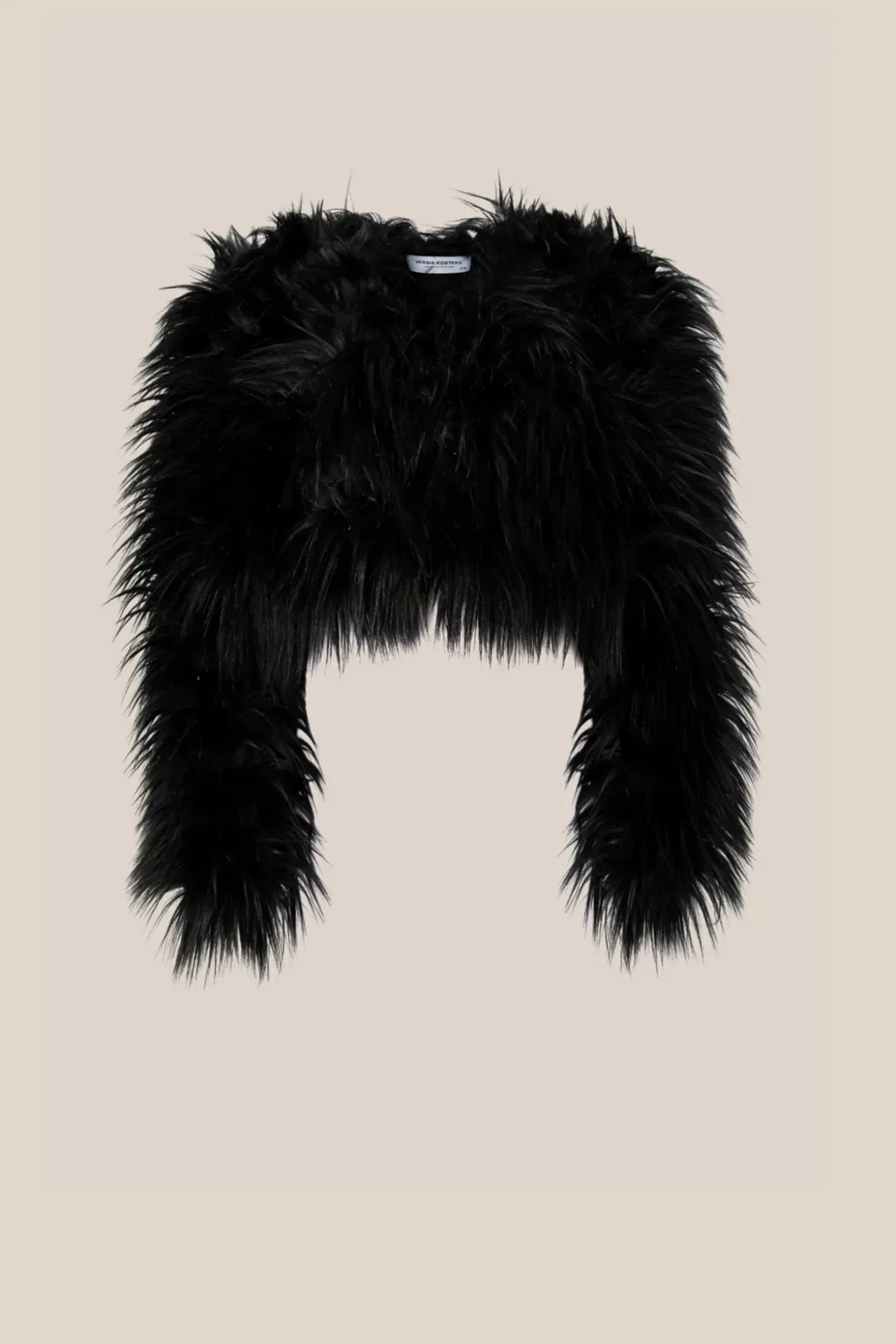 Picture of Black Feather Faux Fur