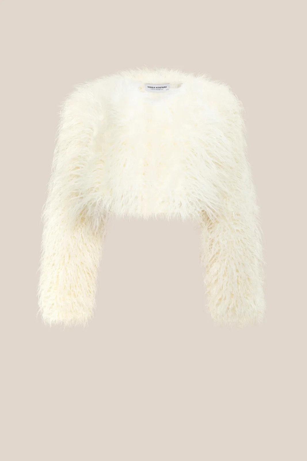 Picture of White Feather Faux Fur