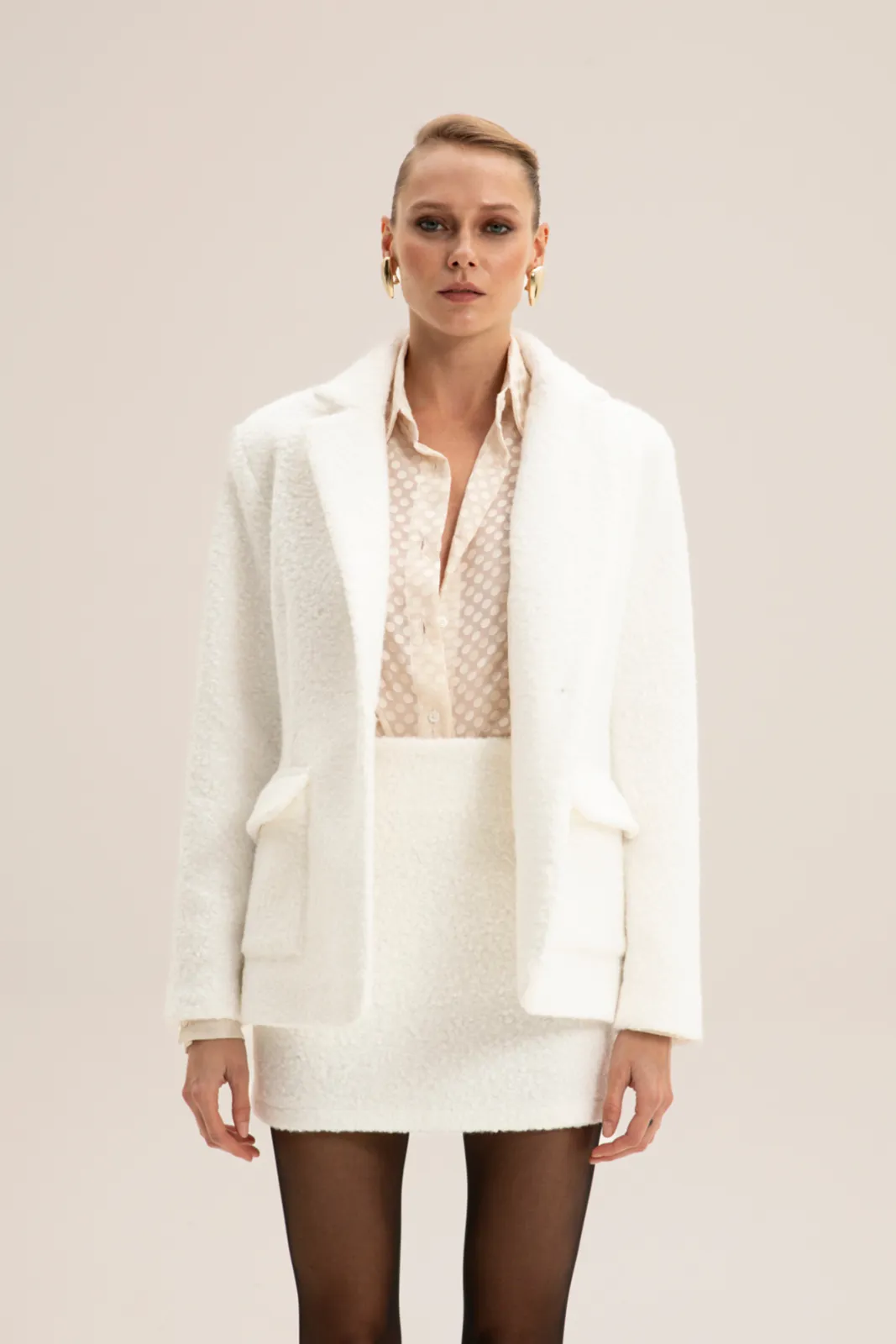 Picture of Ice White Blazer