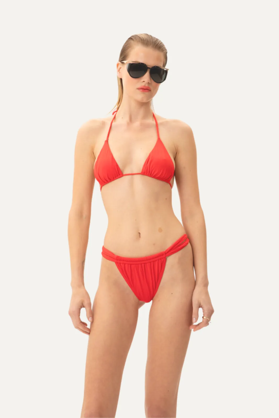 Picture of Red Crush Triangle Bikini Top