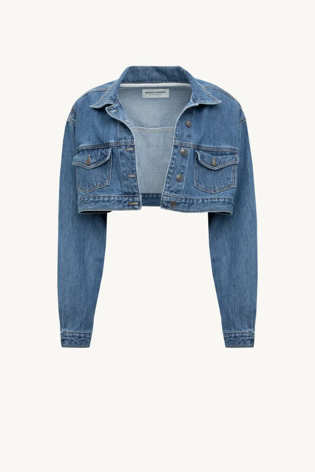 Picture of Indigo Cropped Jean Jacket