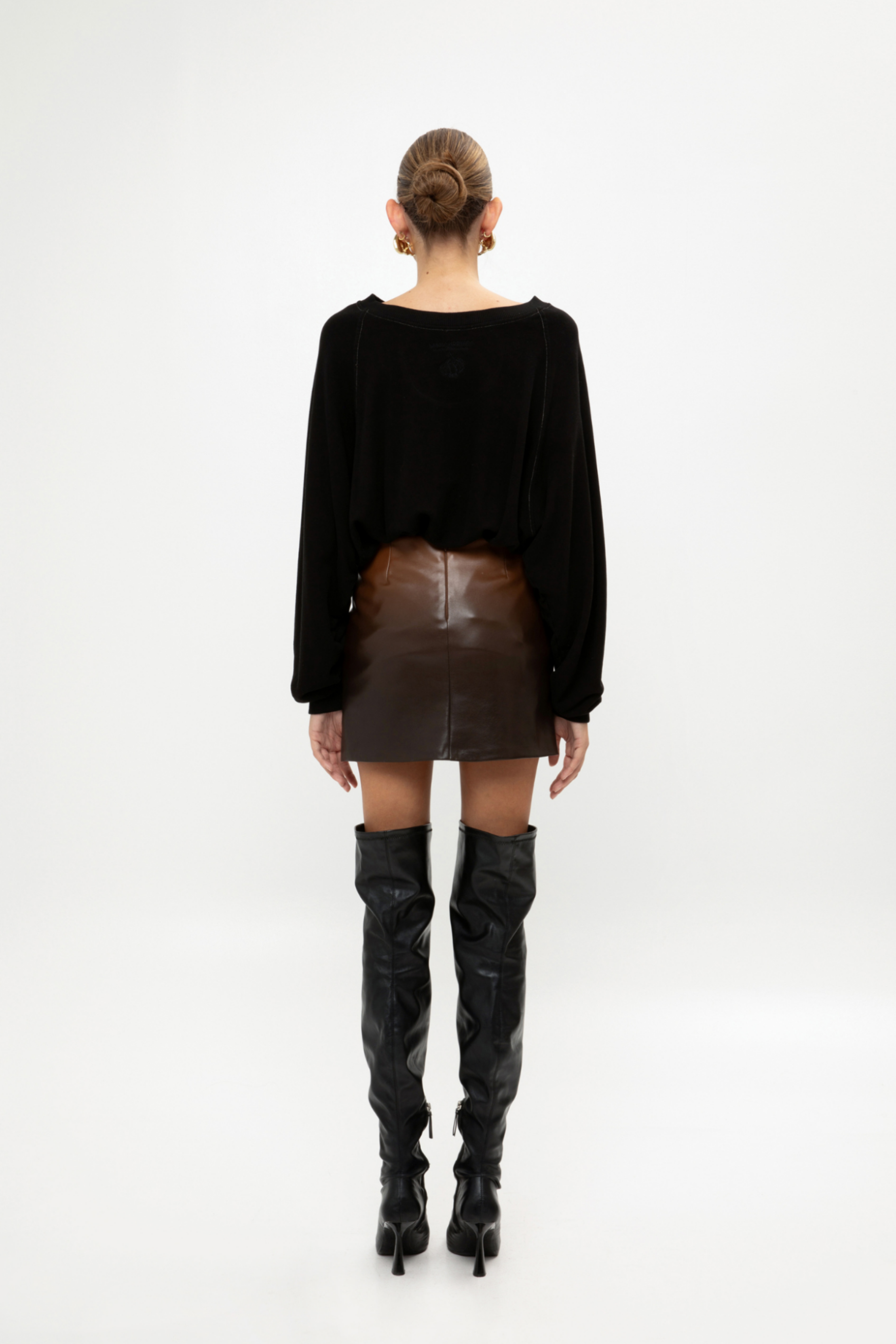 Picture of Ombre Faux Leather Mini Skirt