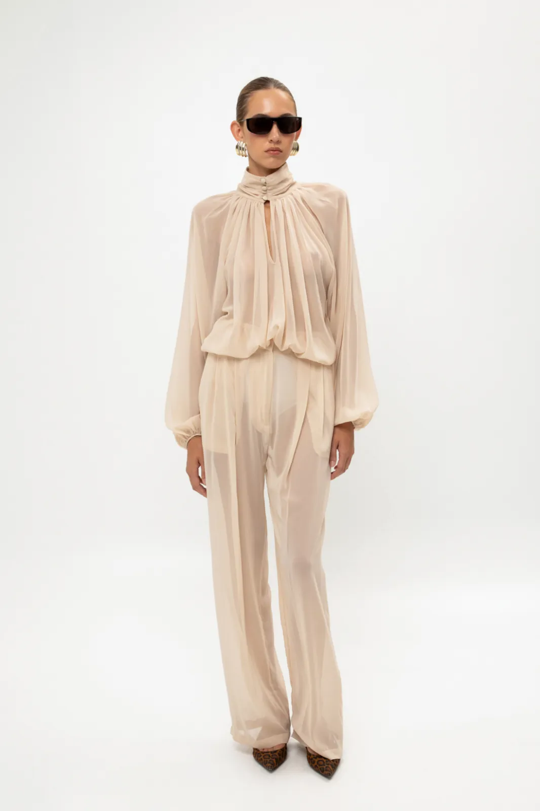 Show details for Vanilla Sheer Pants Picture of Vanilla Sheer Pants