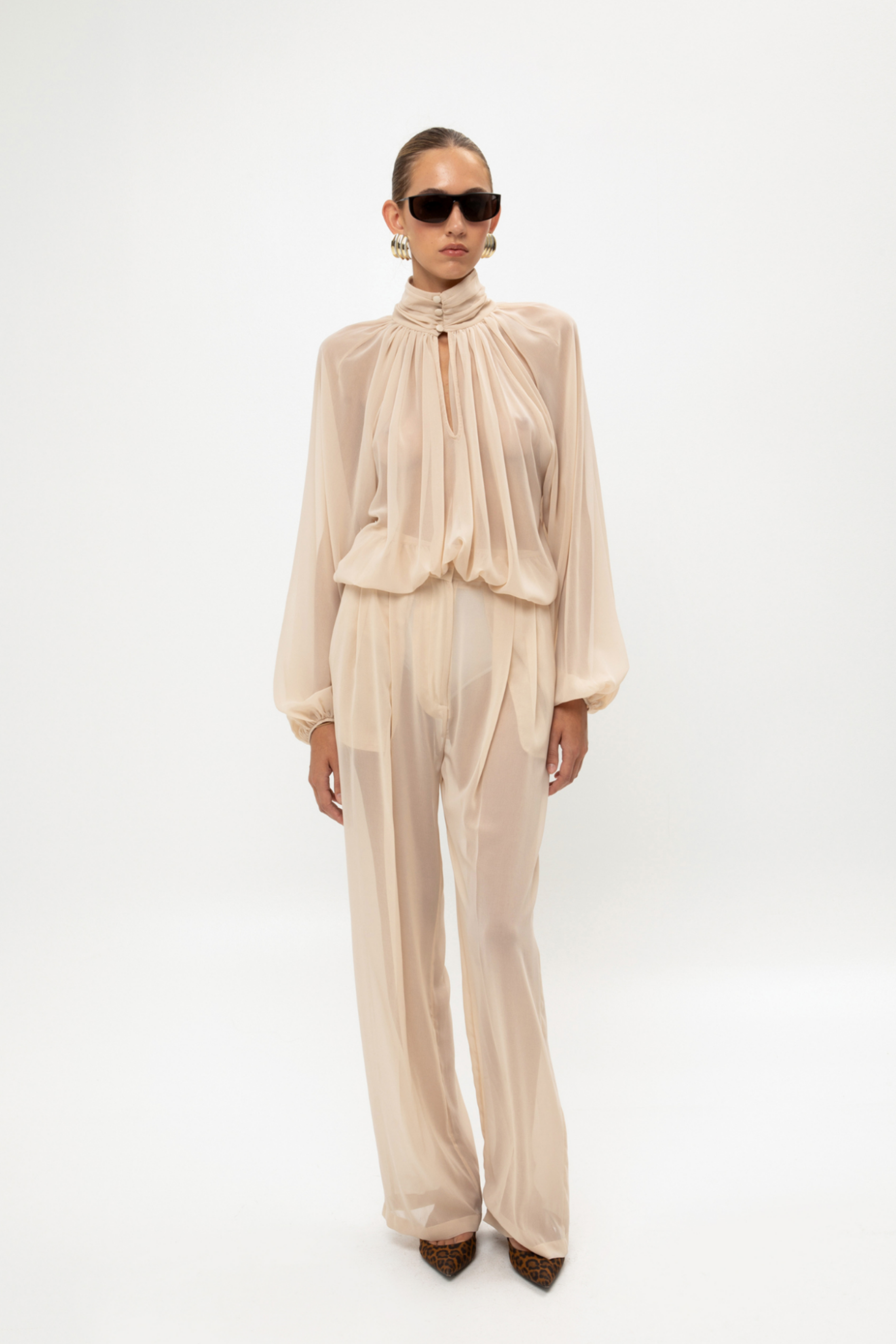 Picture of Vanilla Sheer Pants