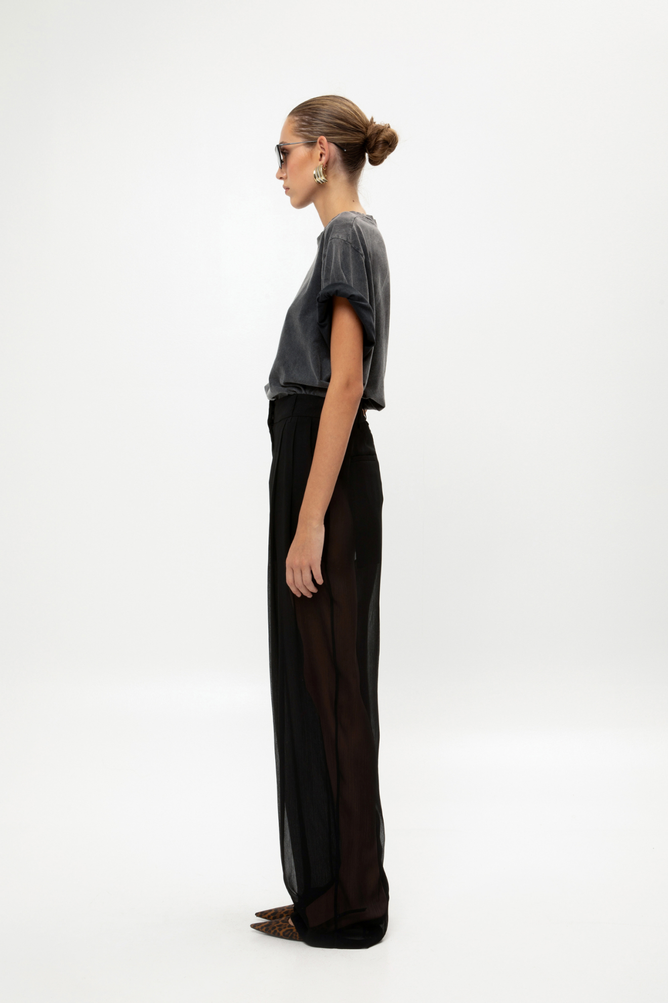 Picture of Black Sheer Pants