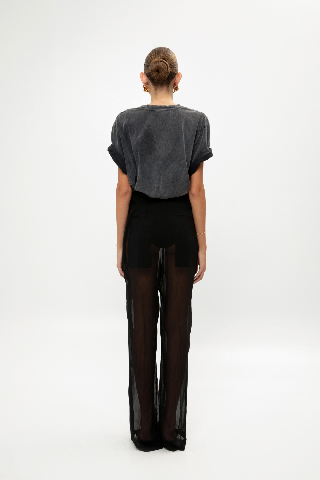 Picture of Black Sheer Pants