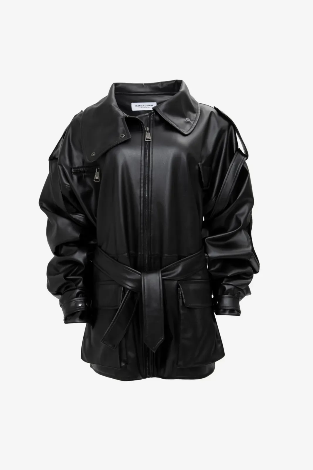 Picture of Black Faux Leather Jacket
