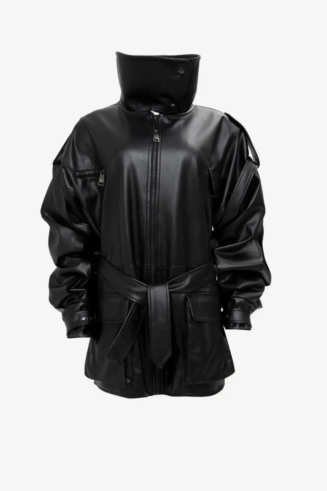 Picture of Black Faux Leather Jacket