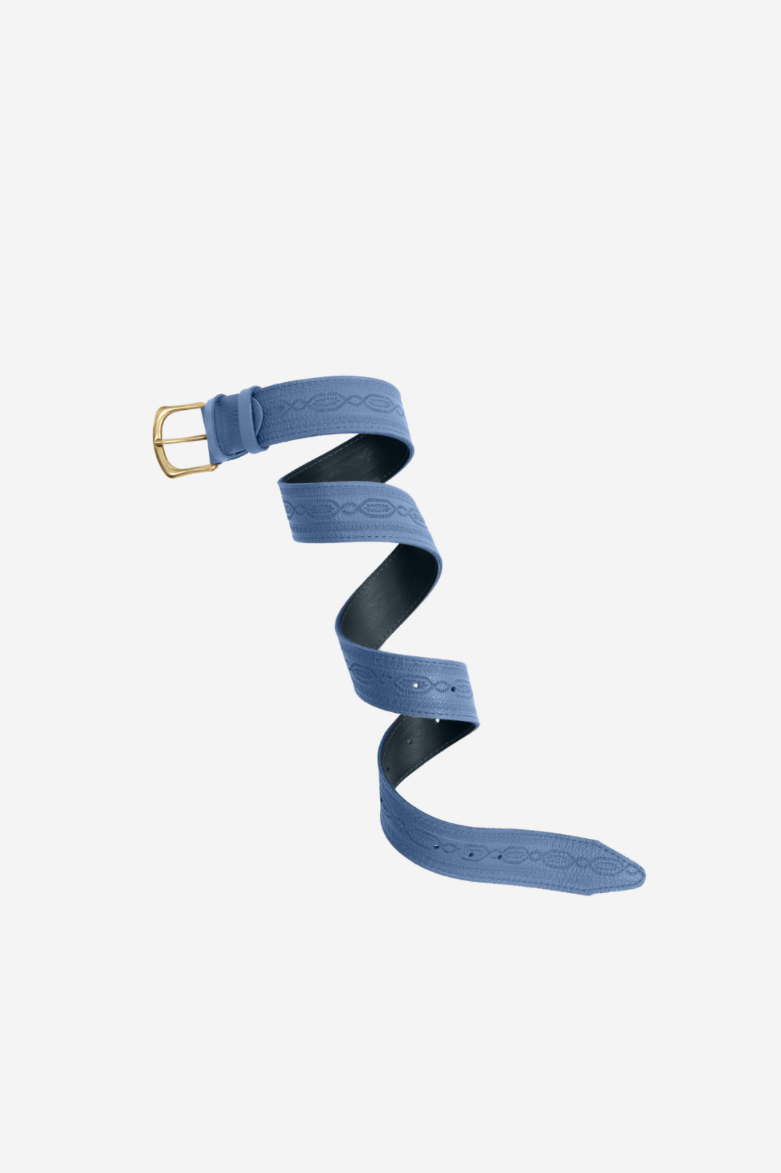 Picture of Indigo Leather Belt