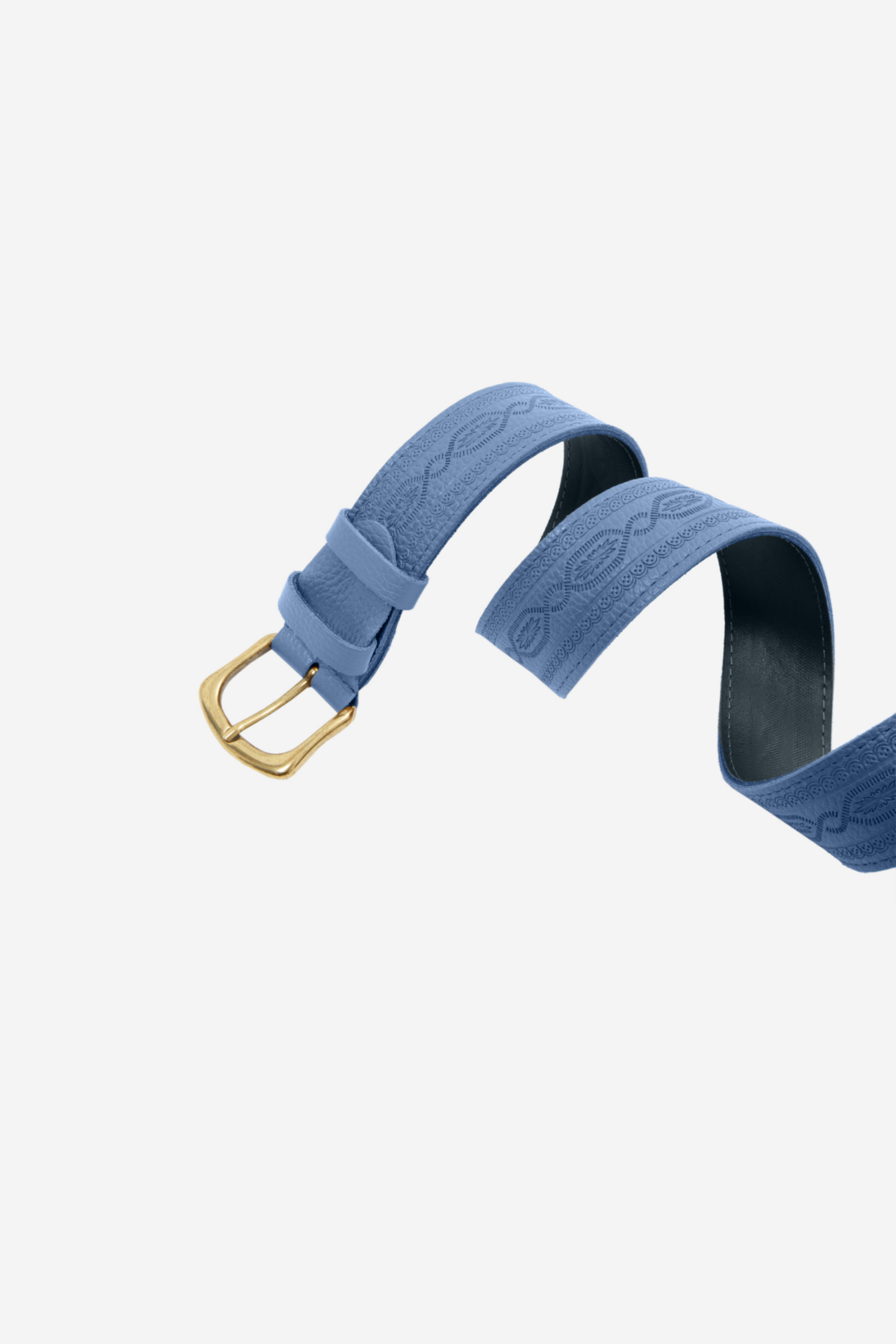 Picture of Indigo Leather Belt