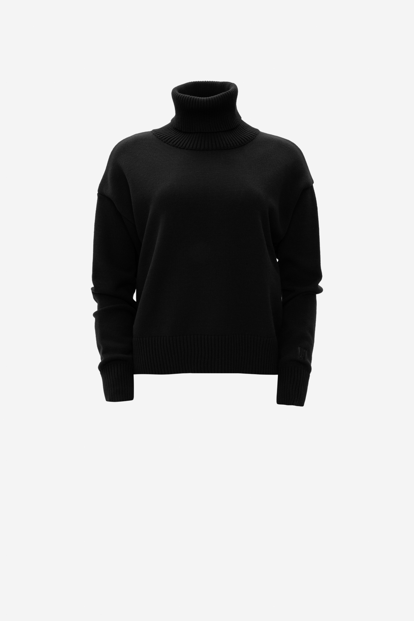 Picture of Black Knit Turtleneck