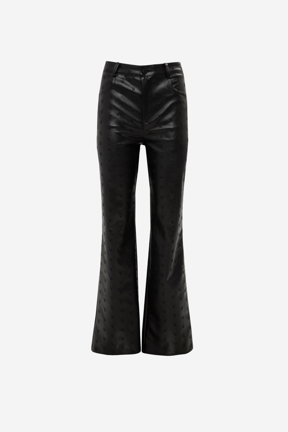 Picture of VK Black Faux Leather Pants