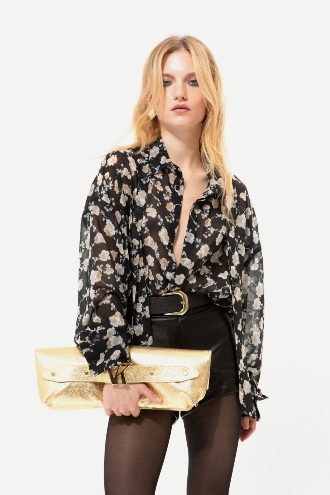 Picture of Black Metallic Shorts