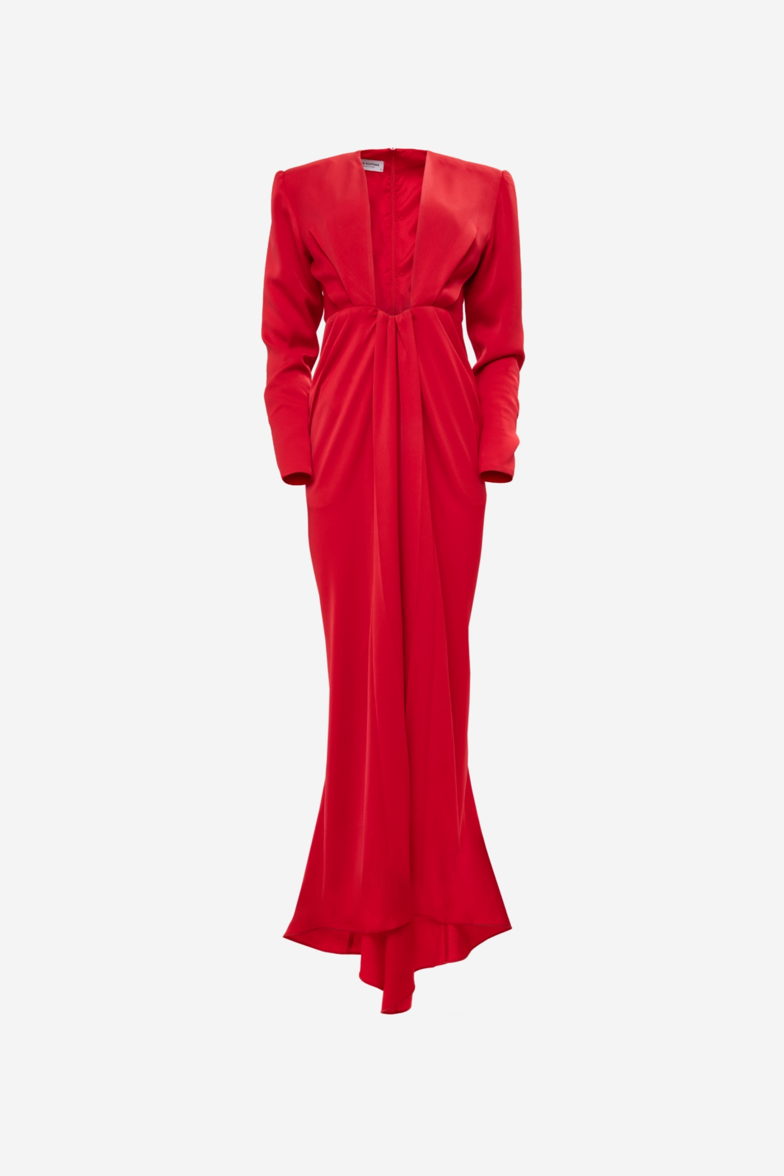Picture of Red Satin Gown