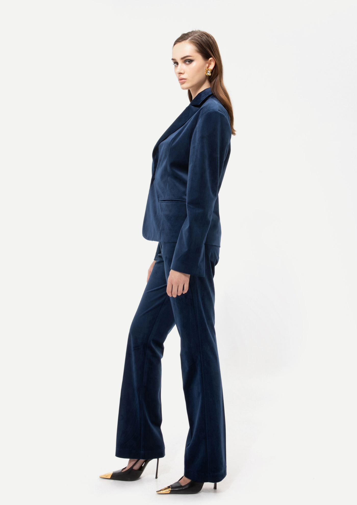 Picture of Velour Royal Blue Pants