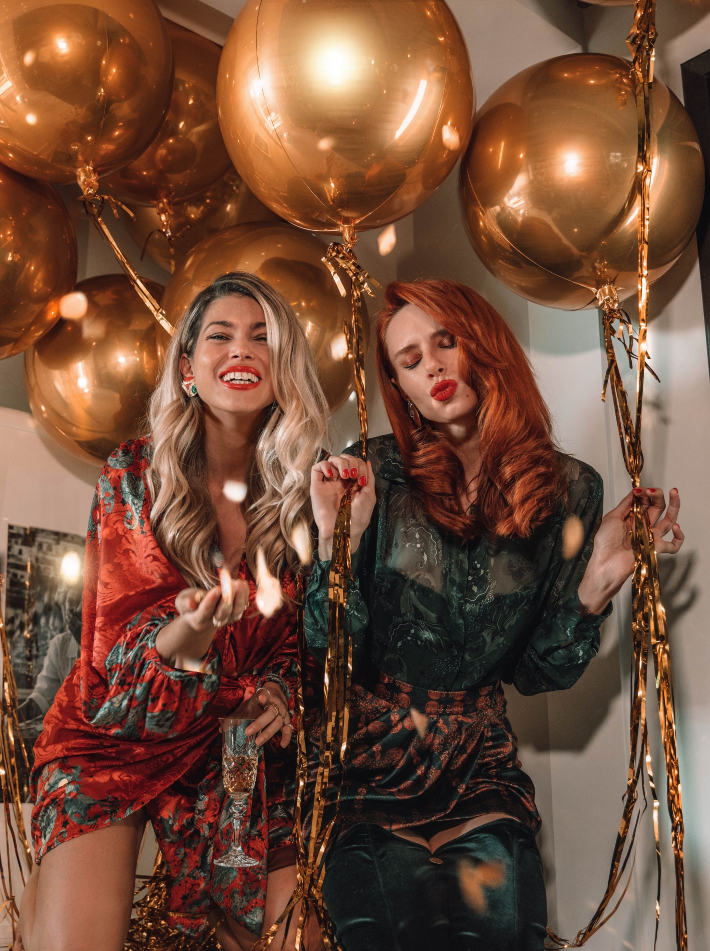 Picture of RED BLOSSOM DRESS