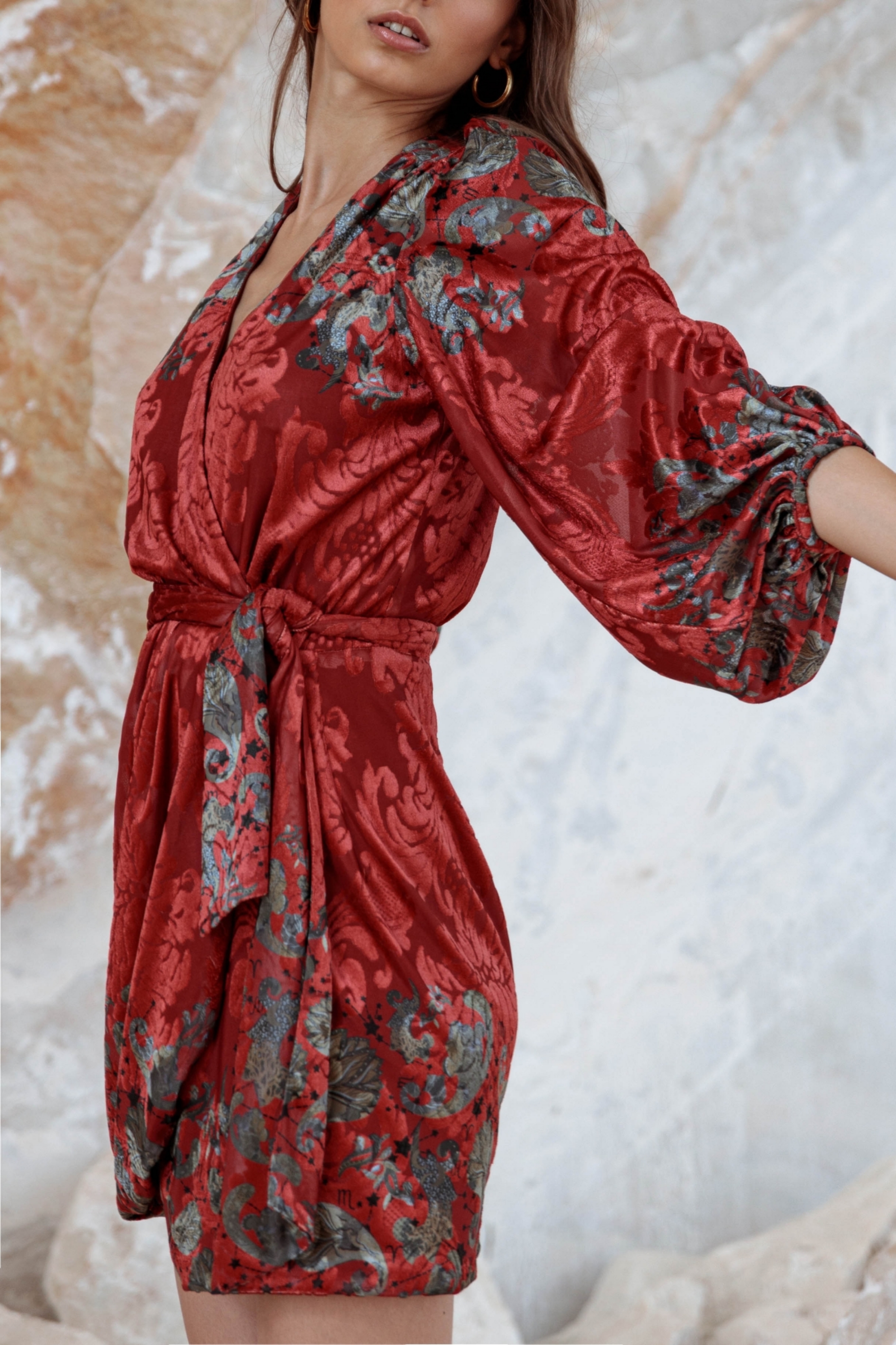 Picture of RED BLOSSOM DRESS