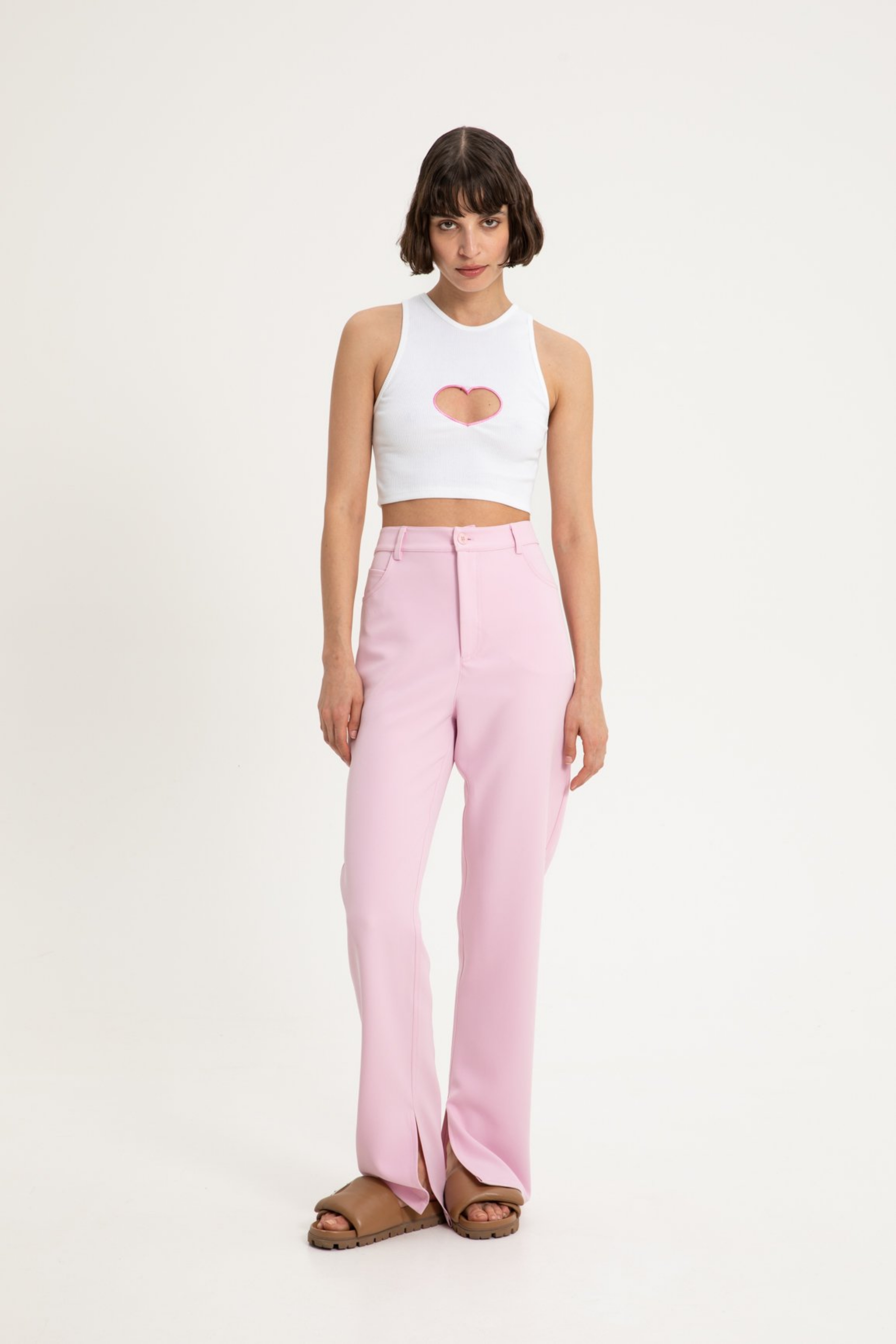 Picture of Kari White Crop Top