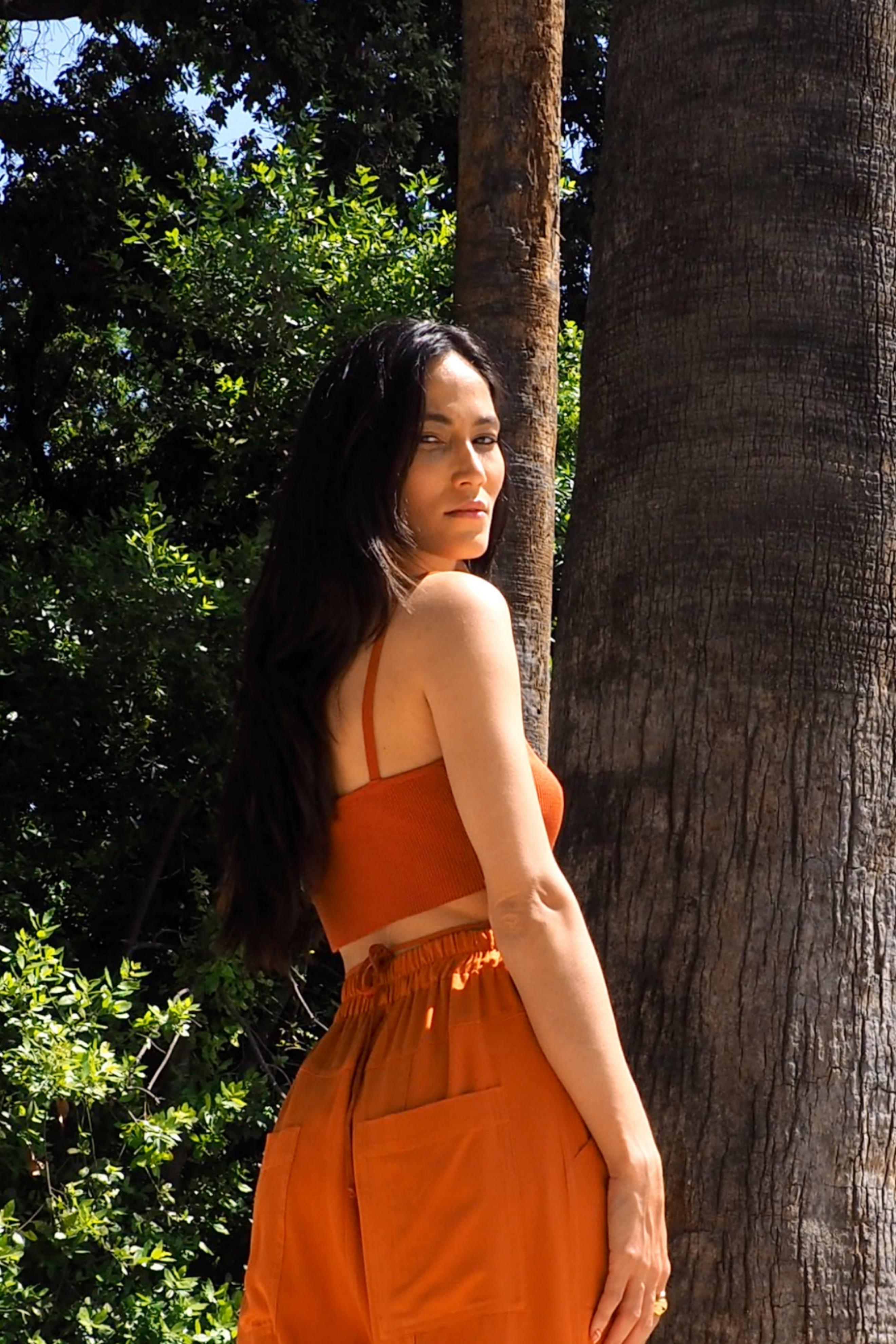 Picture of Kari White Crop Top