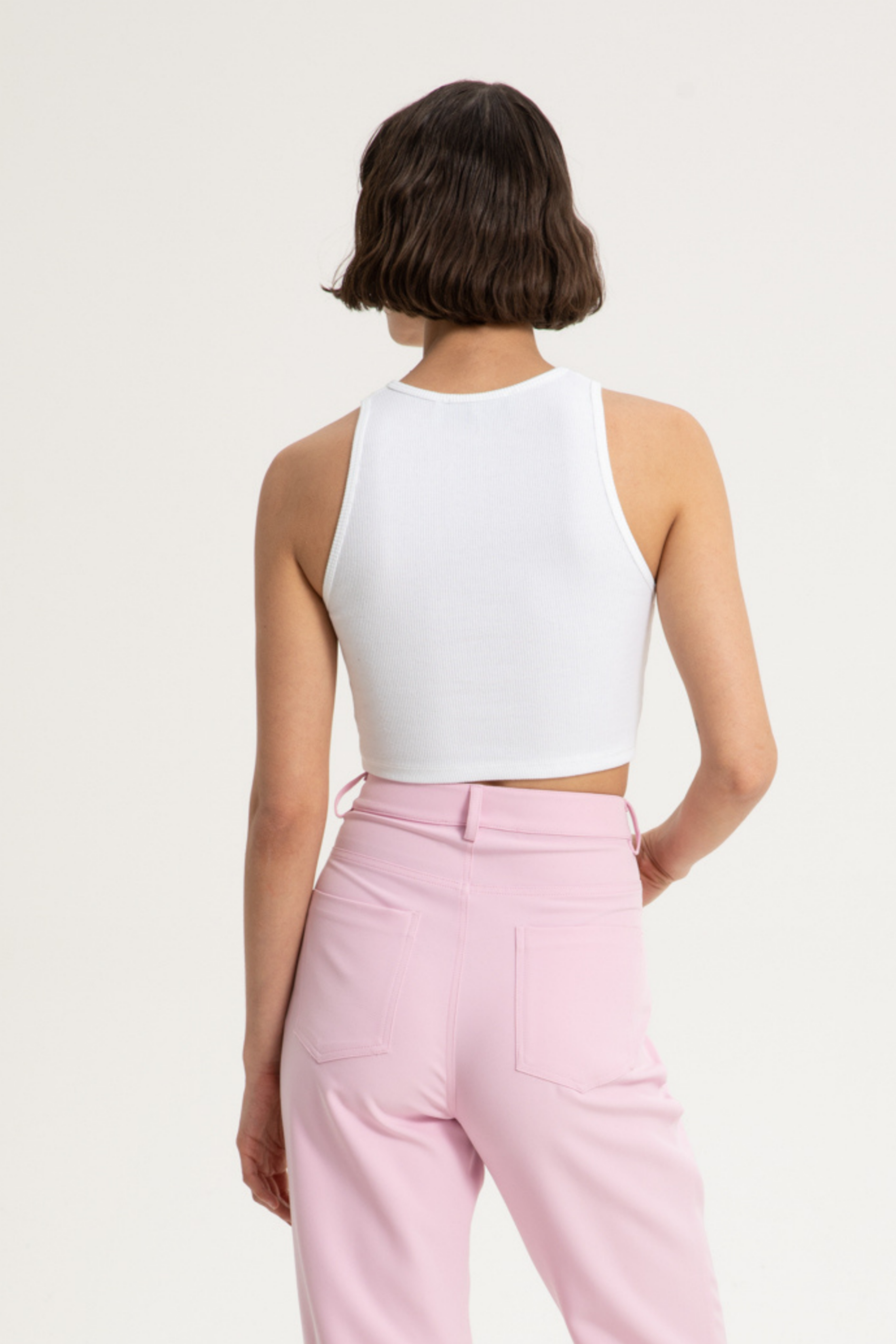 Picture of Kari White Crop Top
