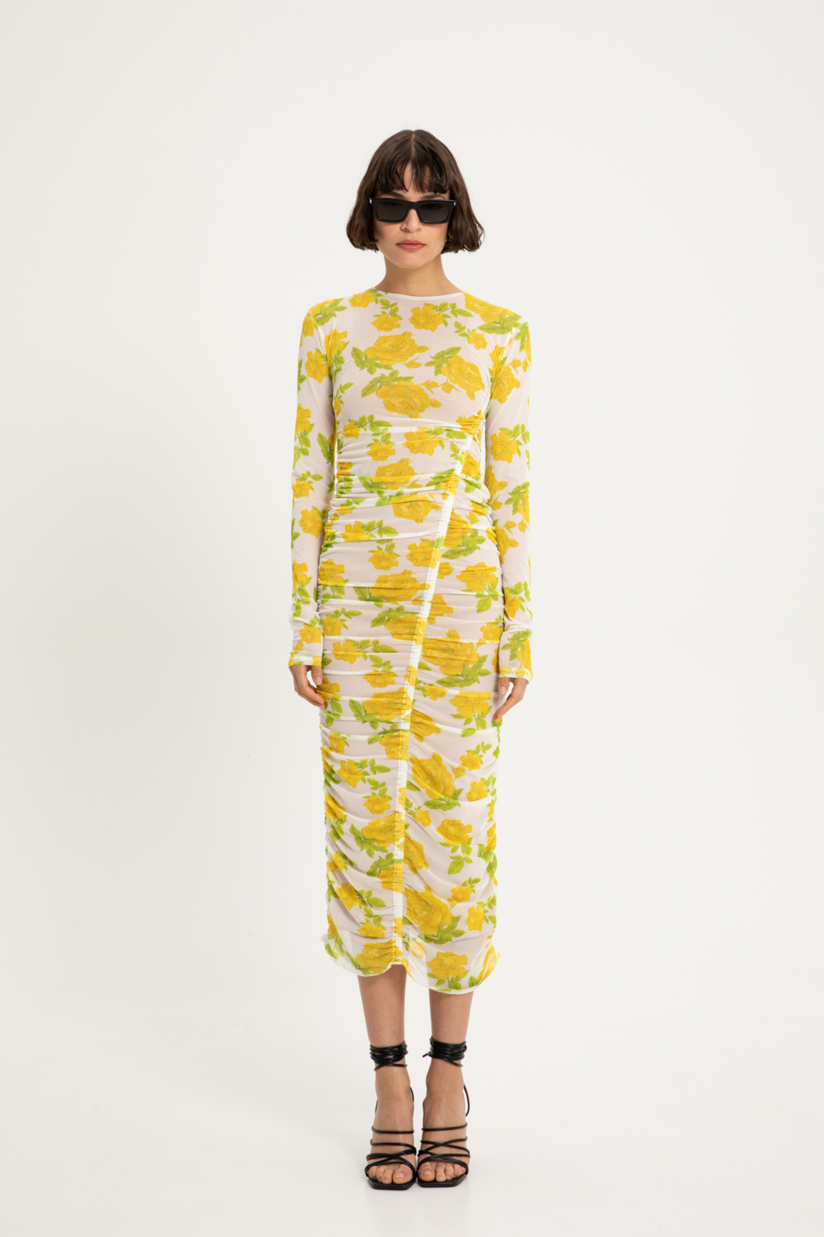 Picture of Jade Mesh Midi Dress