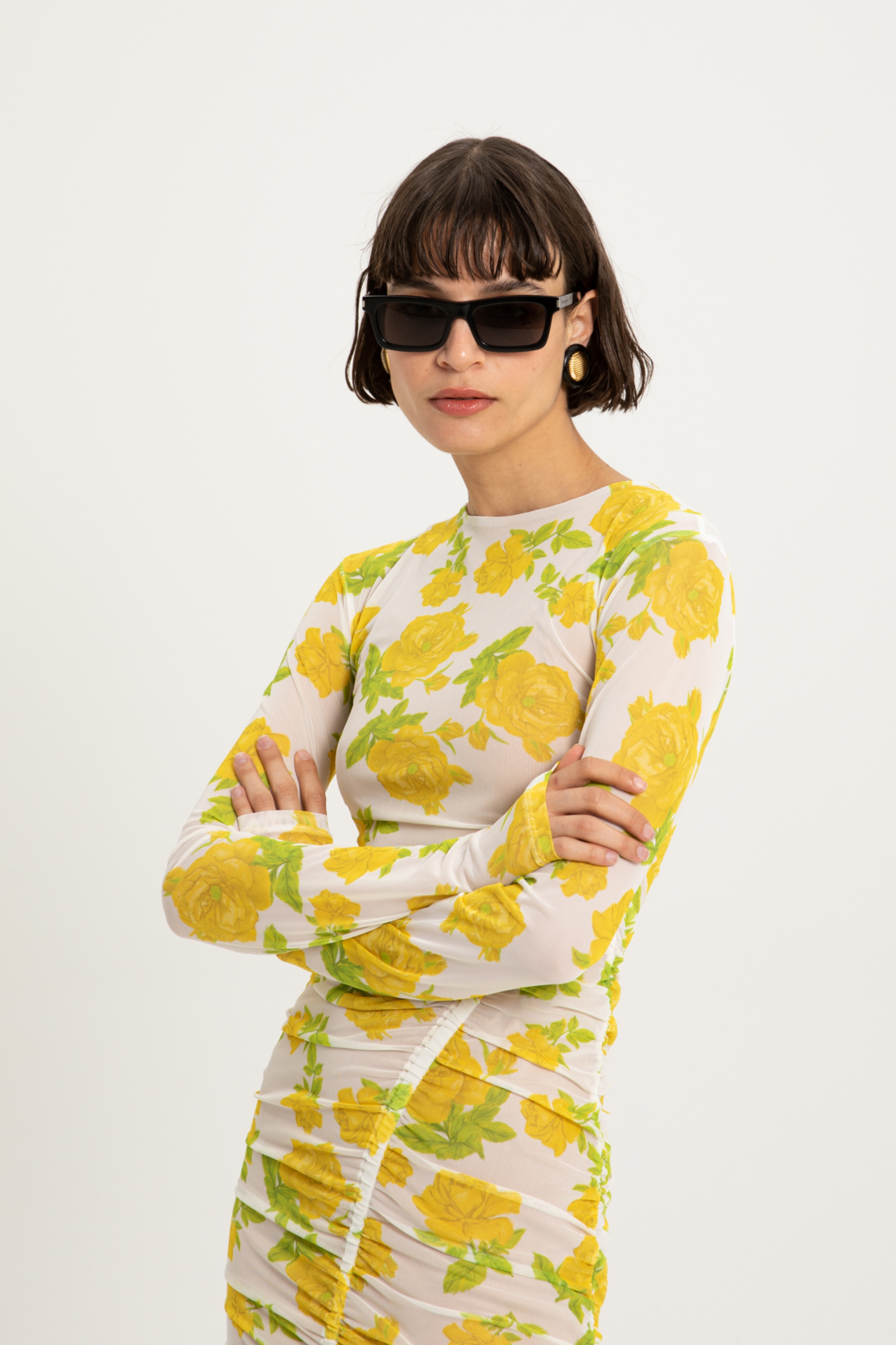 Picture of Jade Mesh Midi Dress