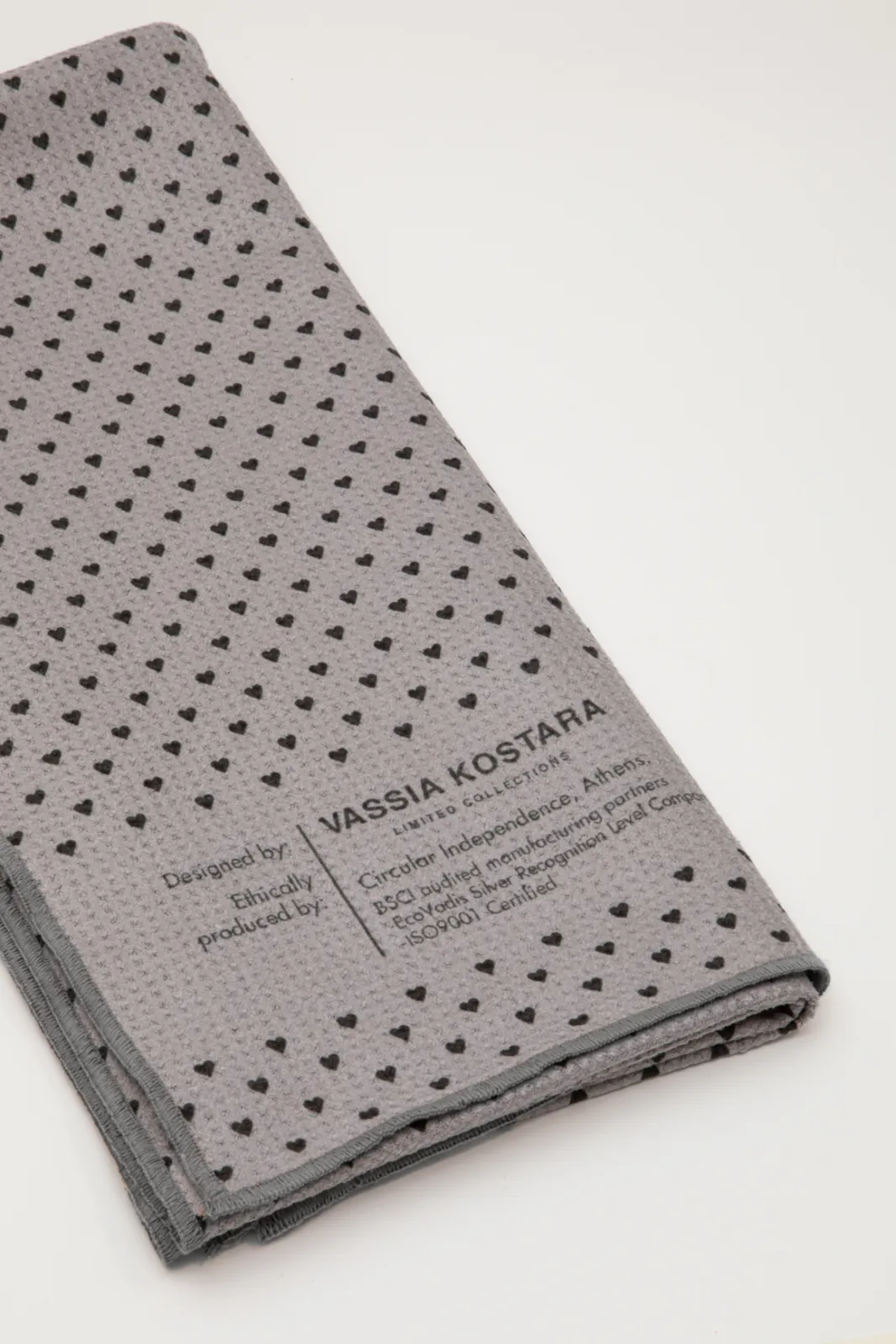 Picture of Ashy Hearts Beach Towel