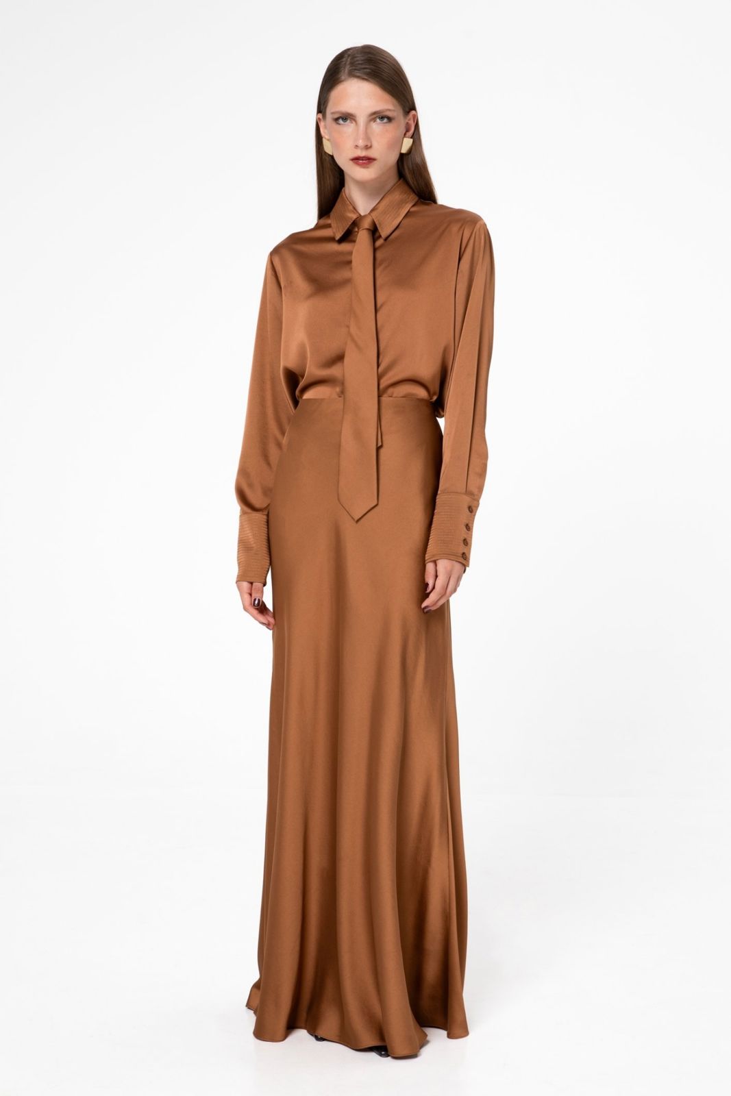 Picture of Bronze Embroidery Detail Shirt
